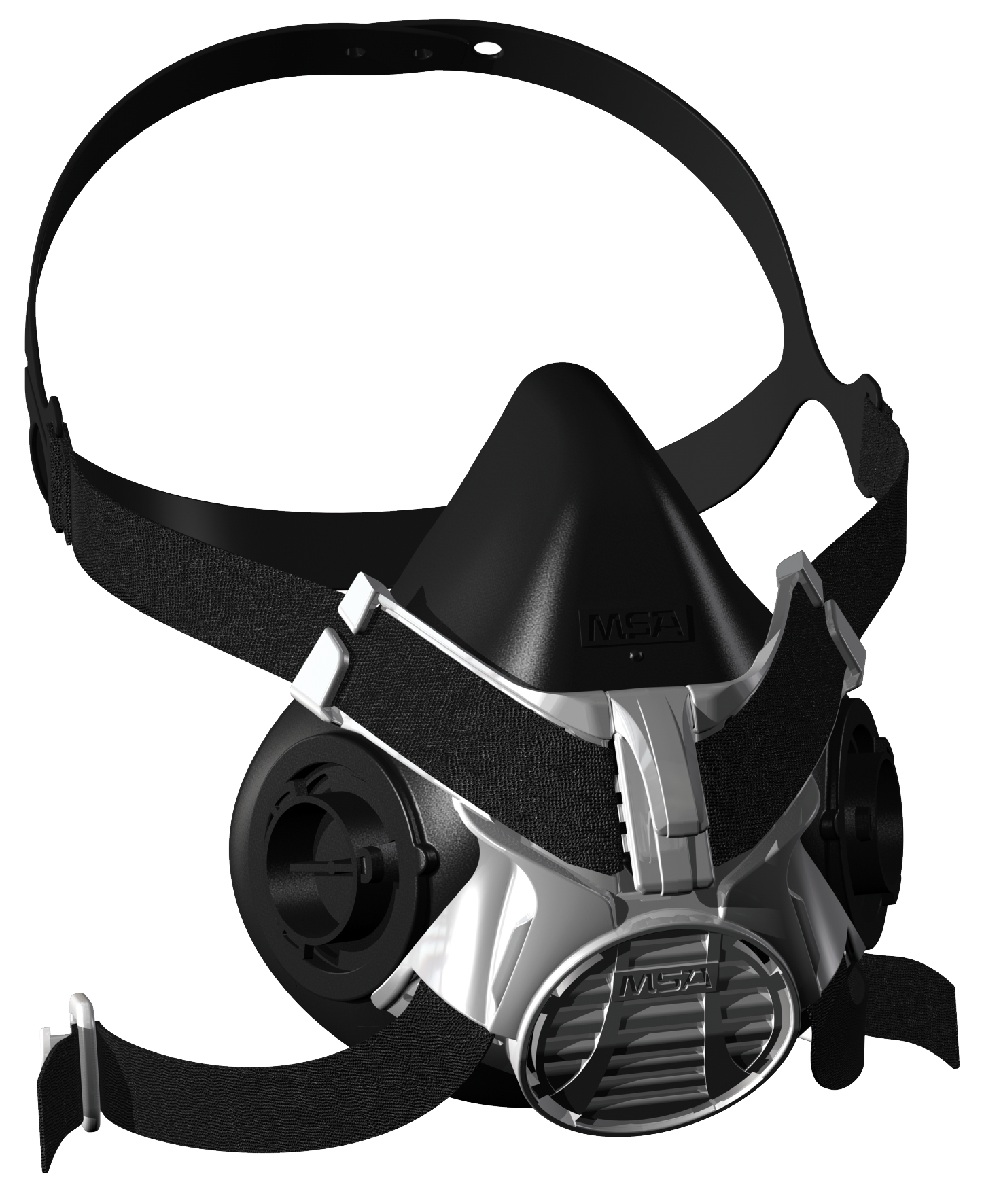 MSA Advantage 420 Halvmask dubbla filter Stl L