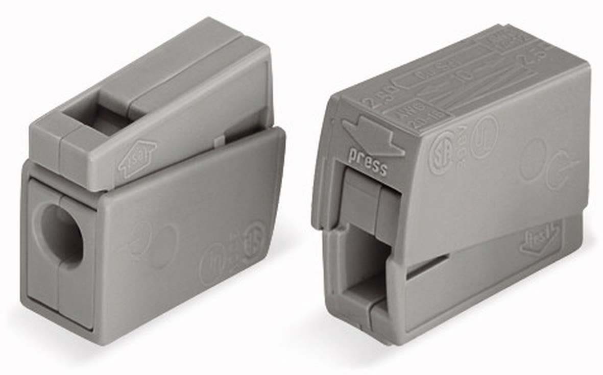 Wago 224-101 Toppklämma enkel ledarklämma, 100-pack
