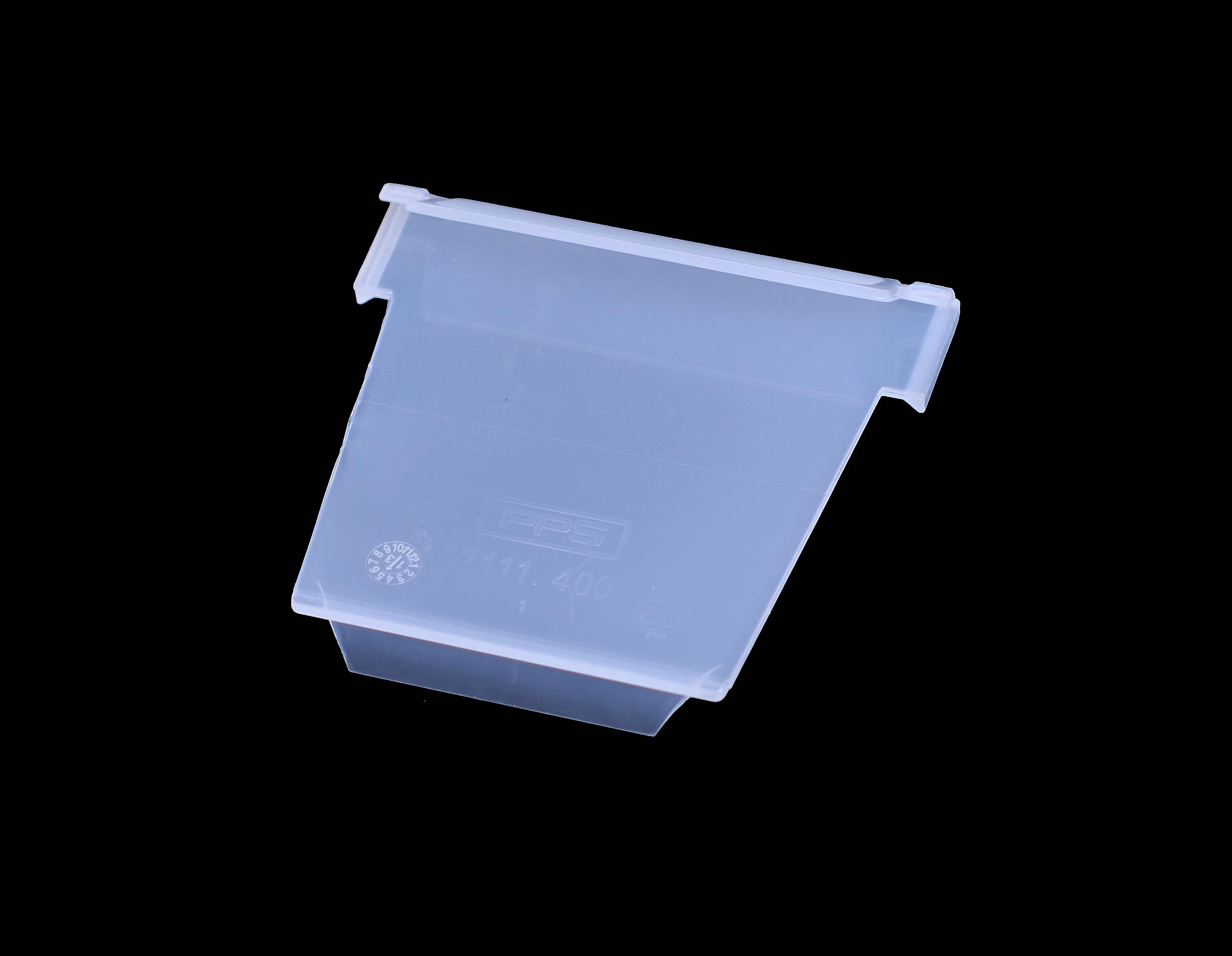 PPS 2111400 Avdelare vinklad, transparent Typ 2111: 120x150 mm, 20-pack