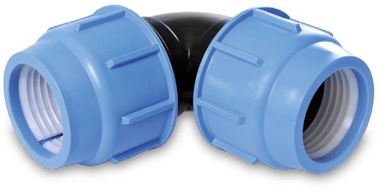 Georg Fischer 3004080582 PEM-koppling PP, vinkel, plast-plast 25 mm