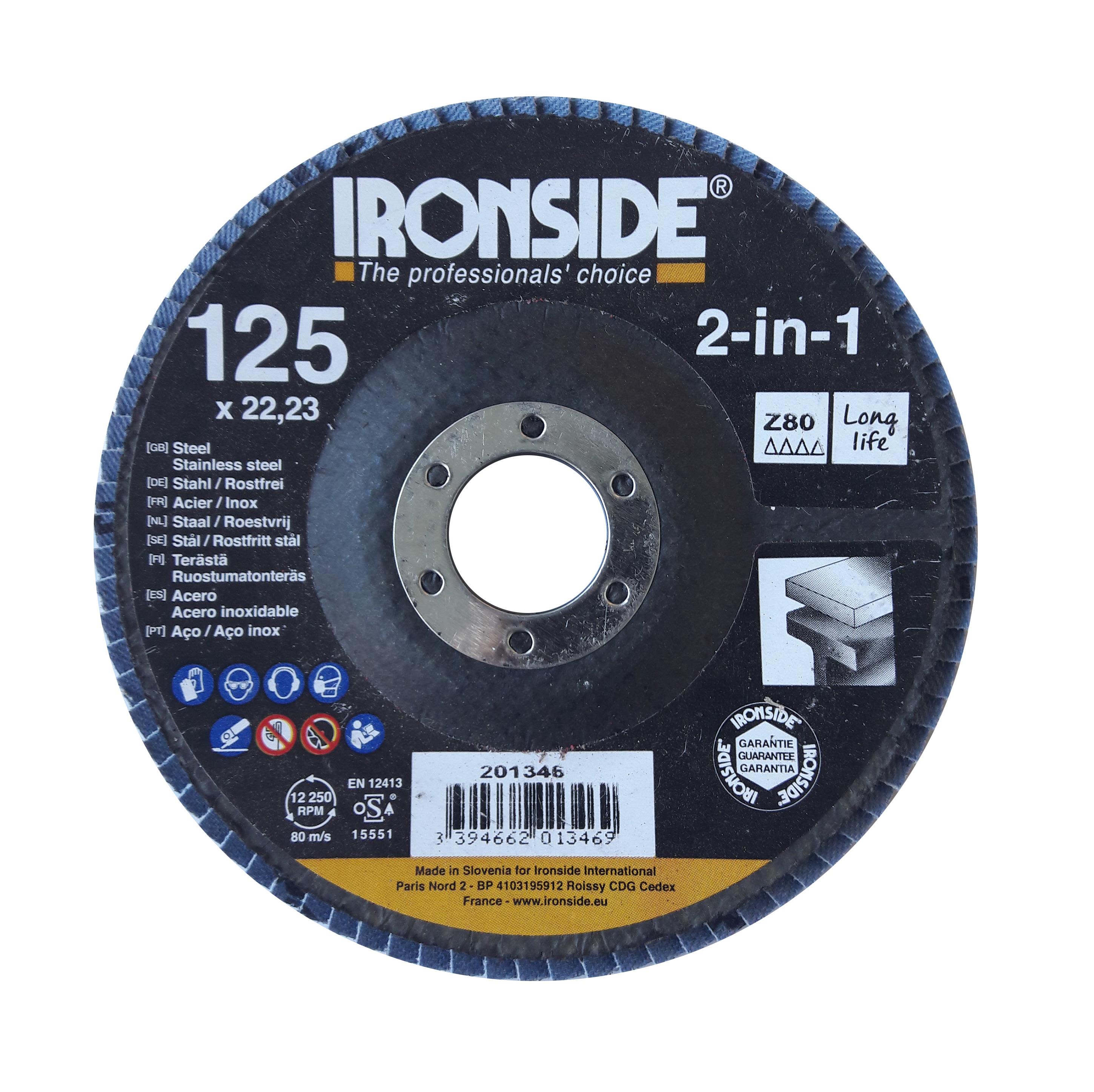 Ironside 201346 Lamellrondell 125 mm Z80