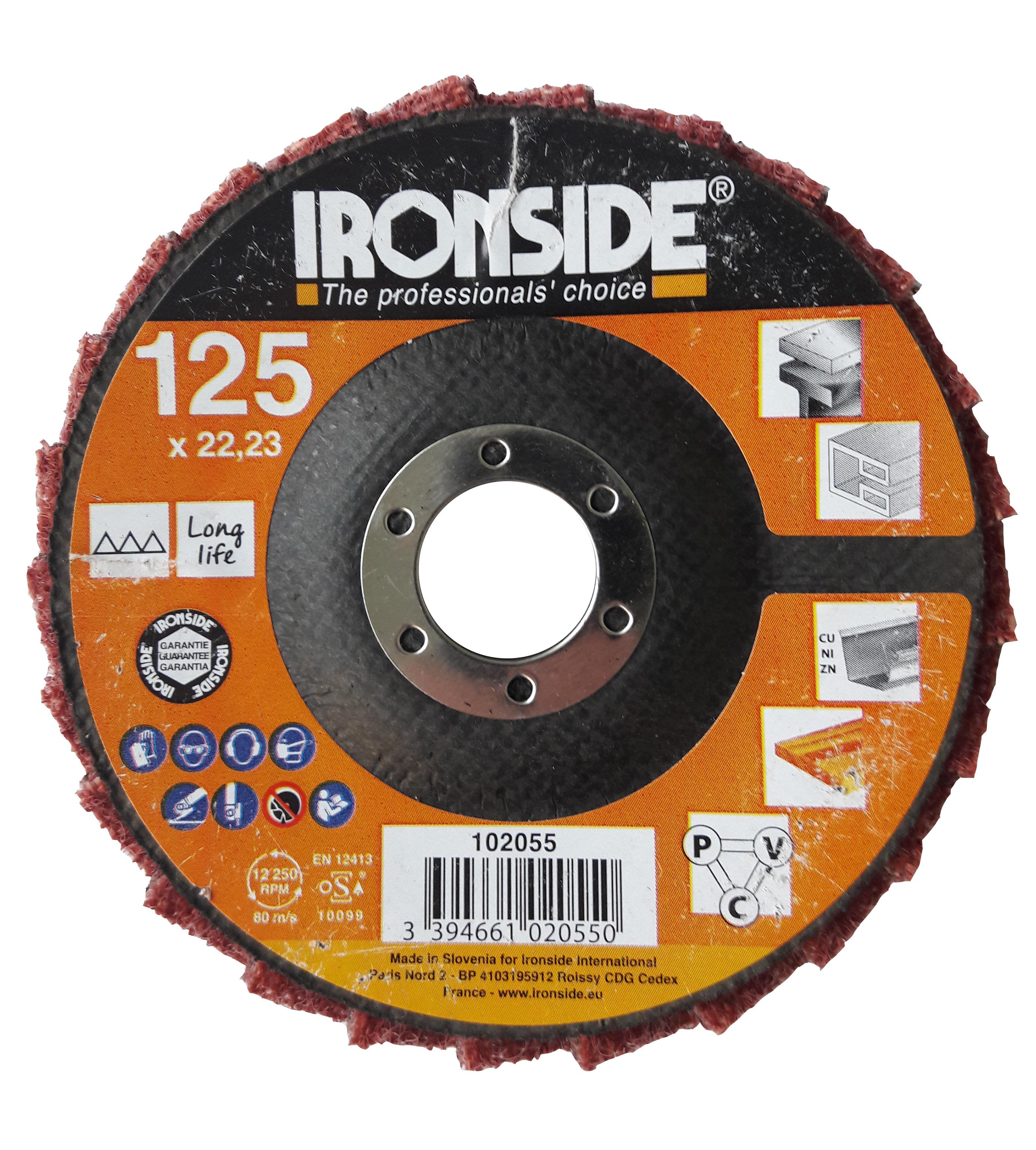 Ironside 102055 Lamellrondell för polering Medium