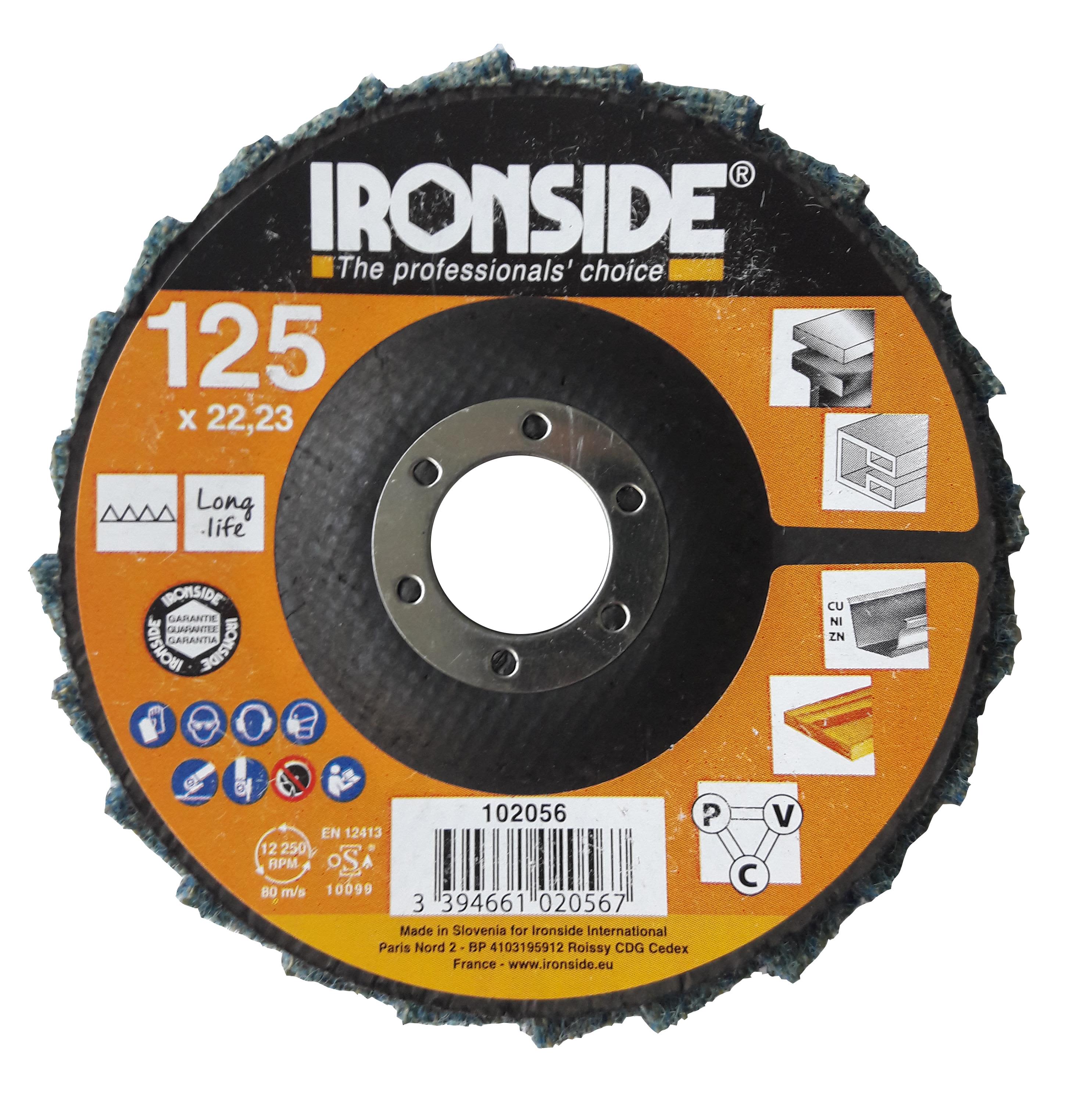 Ironside 102056 Lamellrondell för polering Fin