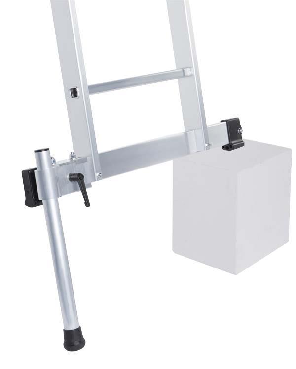 Zarges 41989 Trinnsideforlengning for stigefot, 73 mm