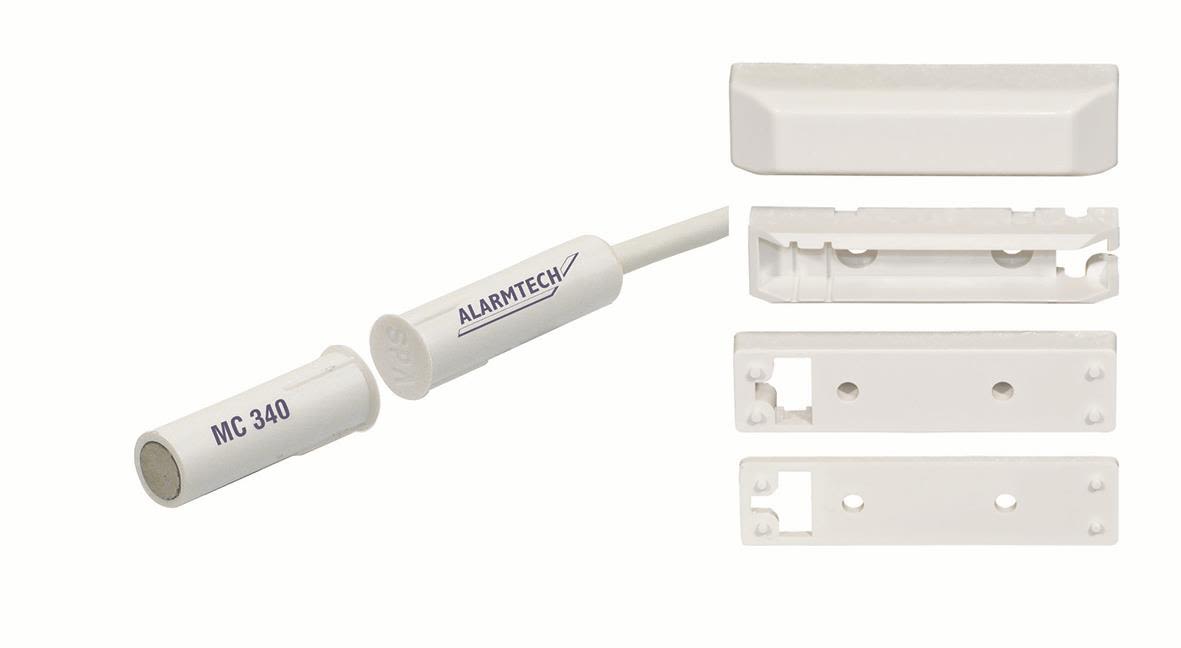 Alarmtech MC 340-S3 Magnetkontakt med NC-funktion 2 m kabel