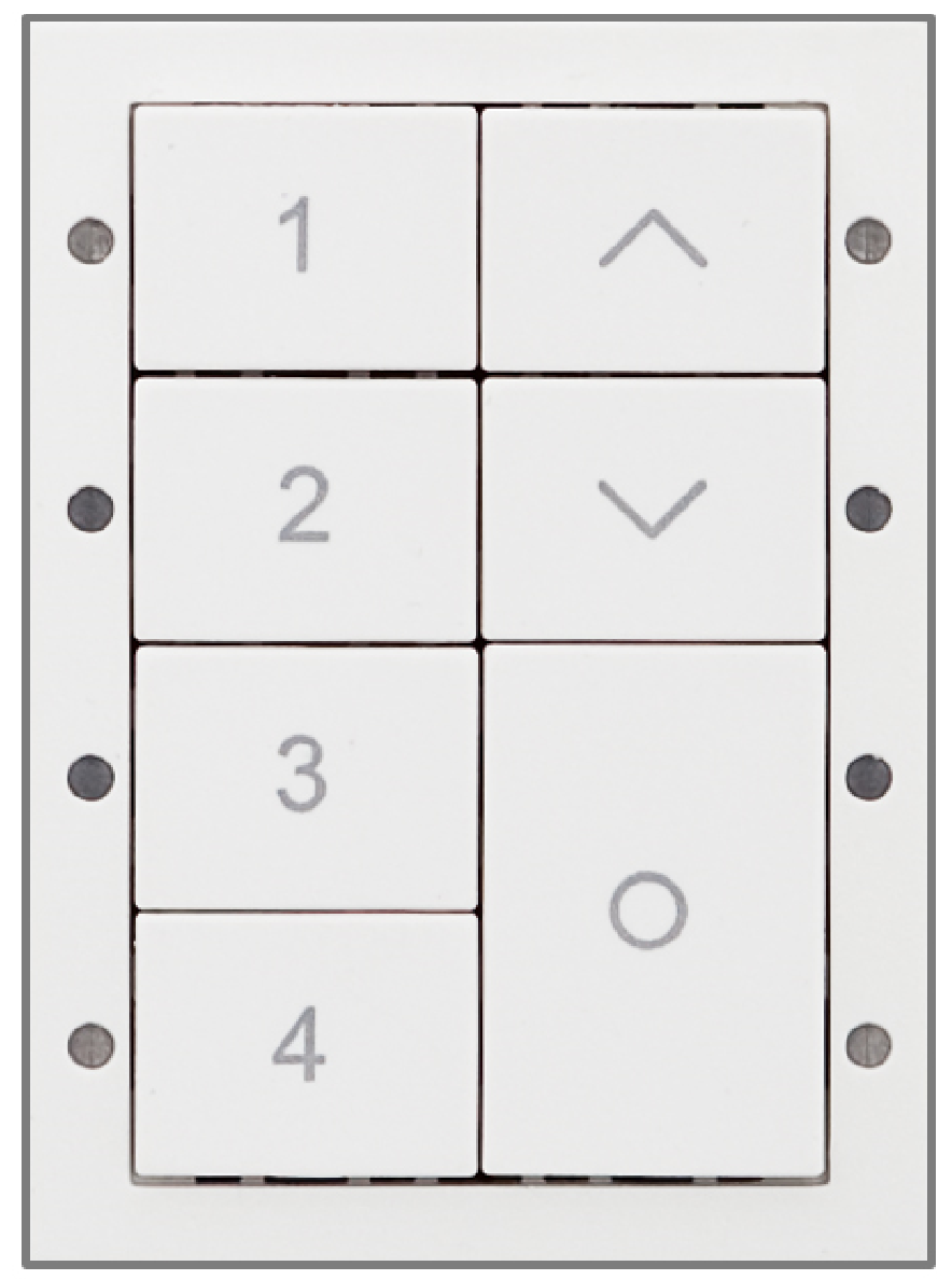 Helvar 135W Panel 7 knapp, scener