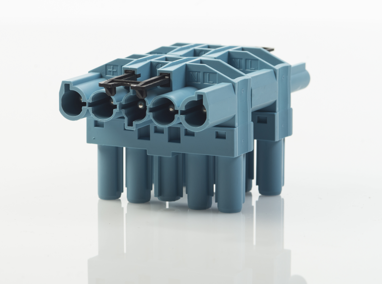 Gycom 128250 Förgreningsblock 5-polig, 47.8 mm, IP20 3 utgångar, 0.28 kWh