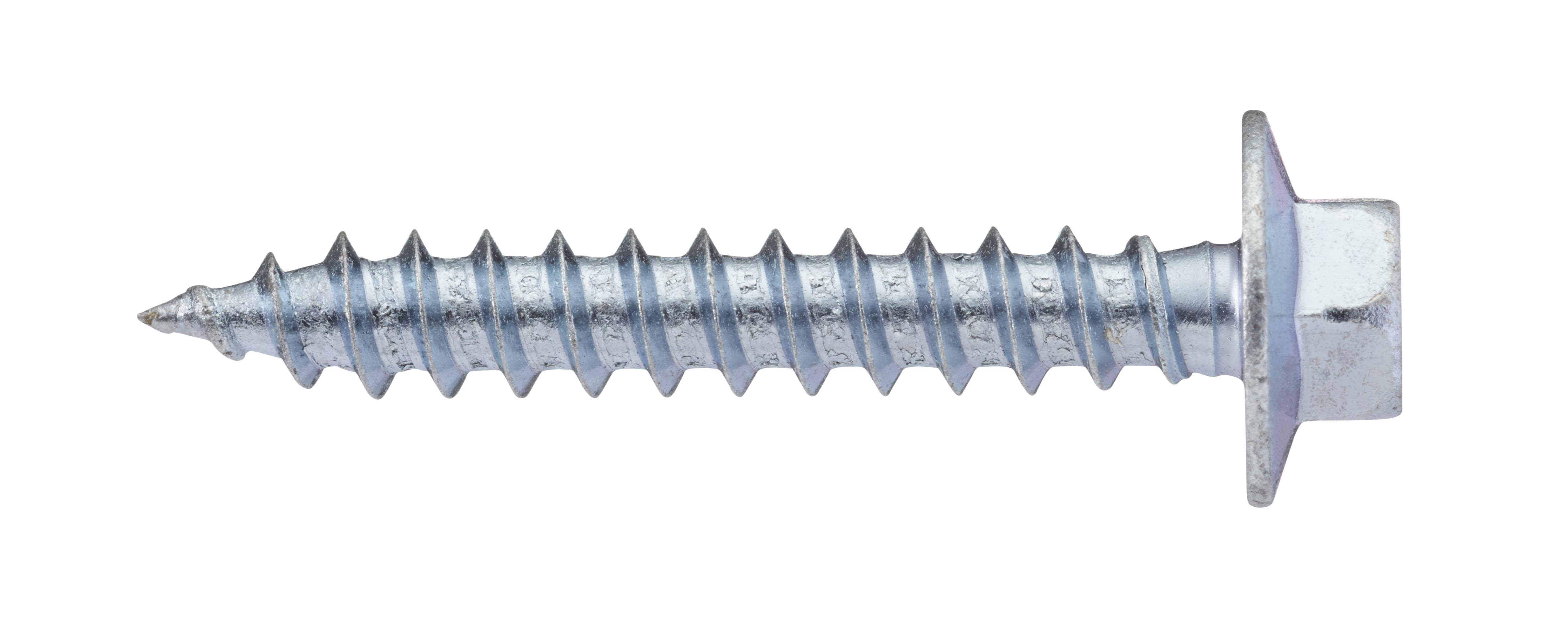 FIXX 721010 Byggskrue 6 mm, FZB 75 mm, 50-pakning