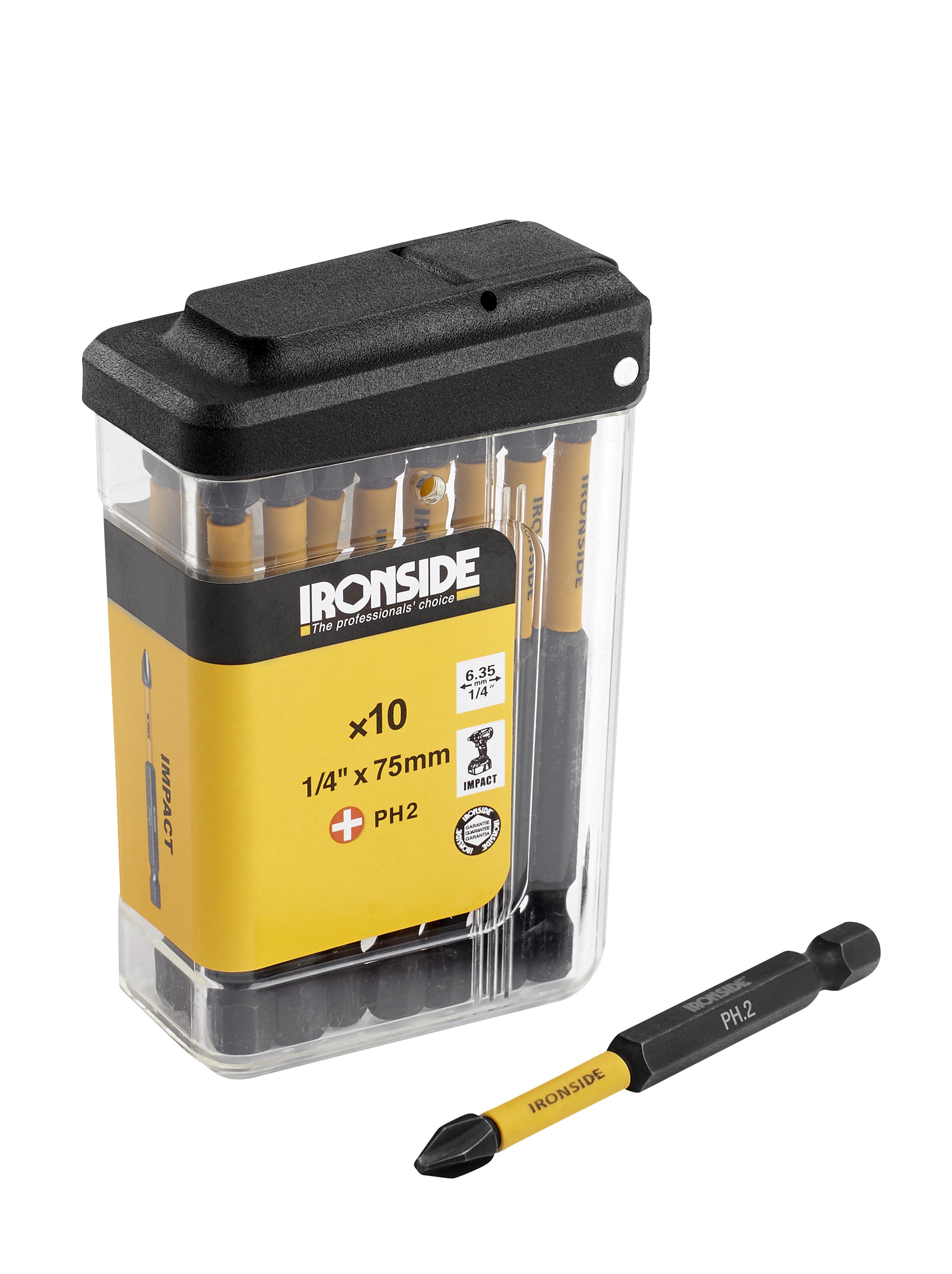 Ironside 201366 Kraftbits 10-pack, 75 mm Torx TX20