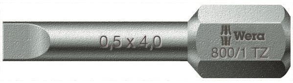 Wera 800/1 TZ Bits 25 mm, 1/4