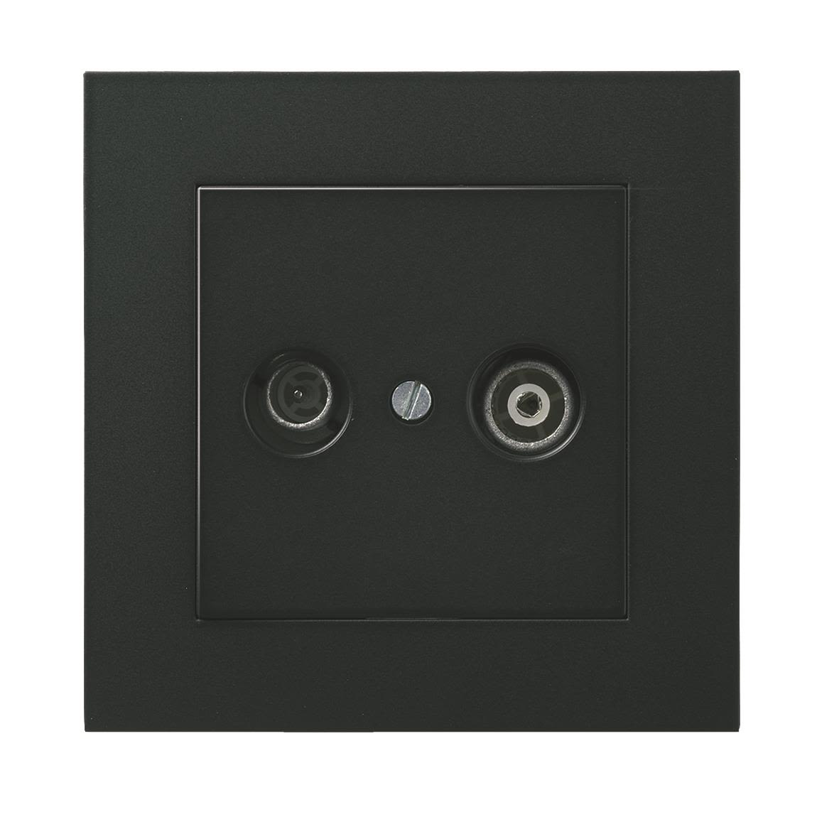 Elko EKO04008 Antennuttag med kontaktdon Svart, 7 dB