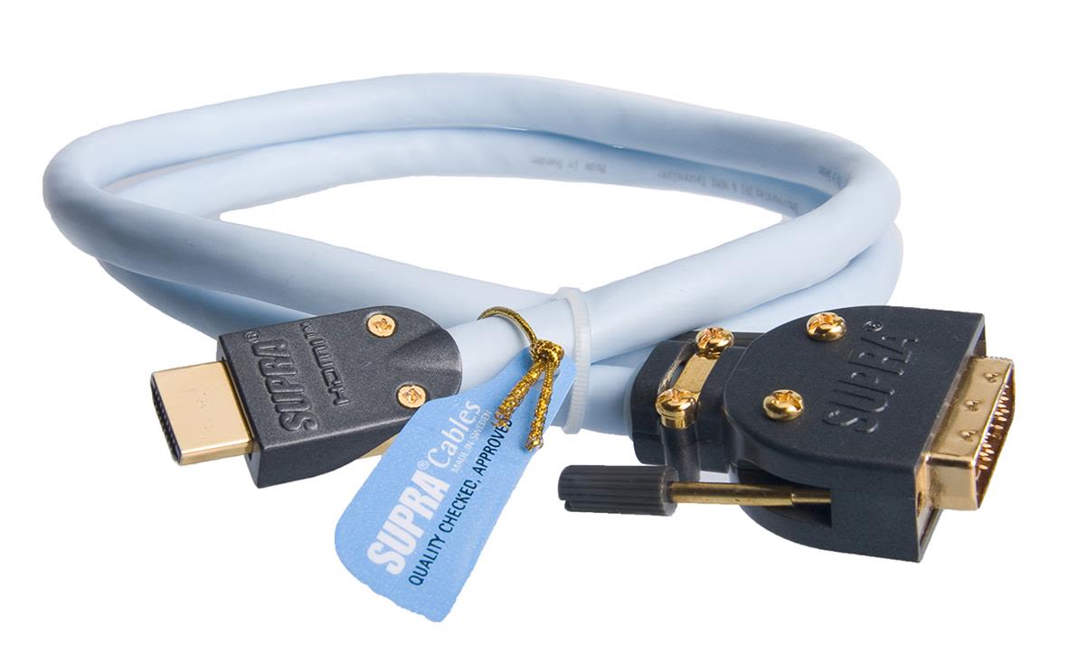 SUPRA 1001101391 HDMI-kabel HDMI x DVI, High Speed 10 m