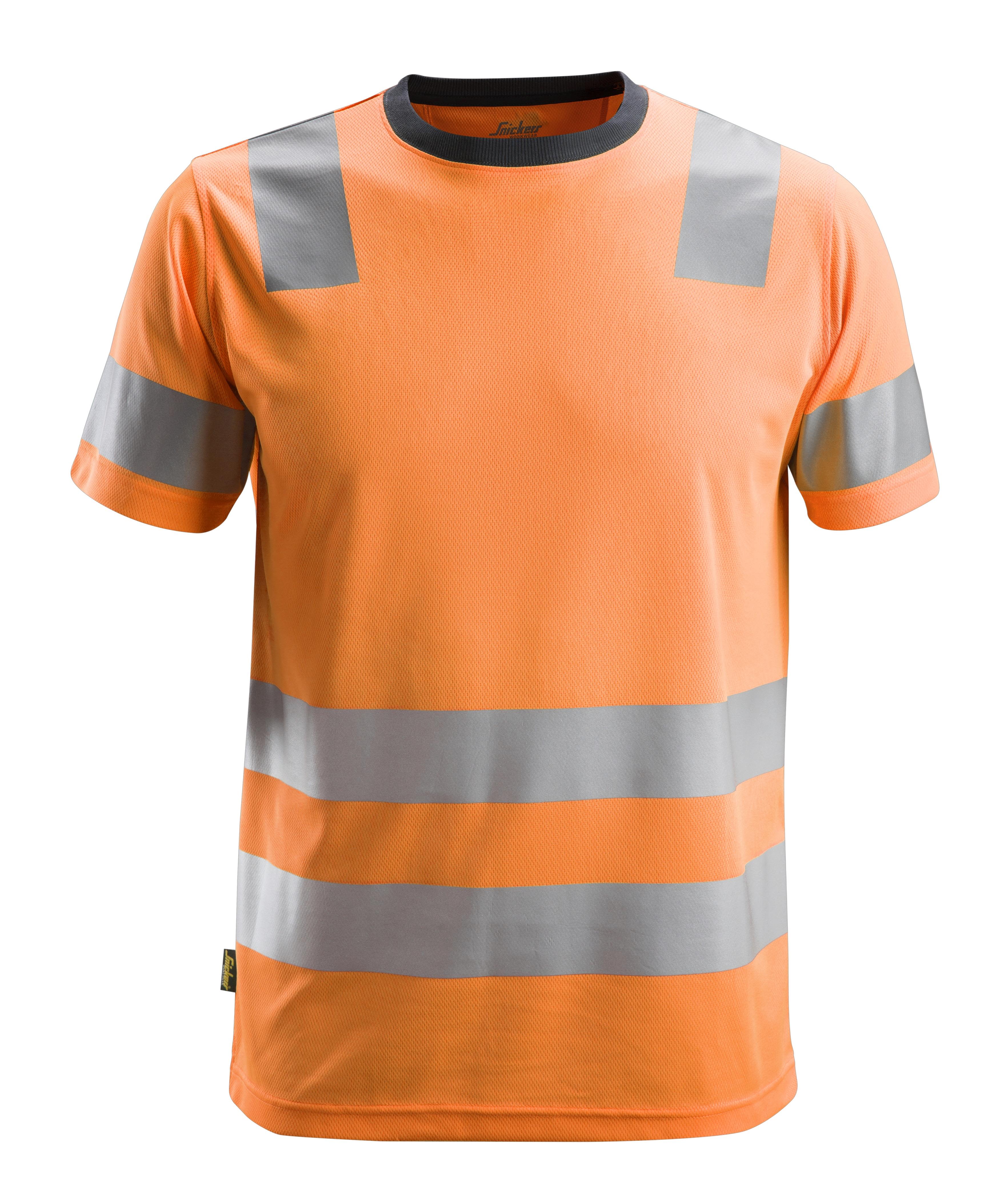 Snickers Workwear 2530 AllroundWork T-shirt varsel, orange Varsel, Orange