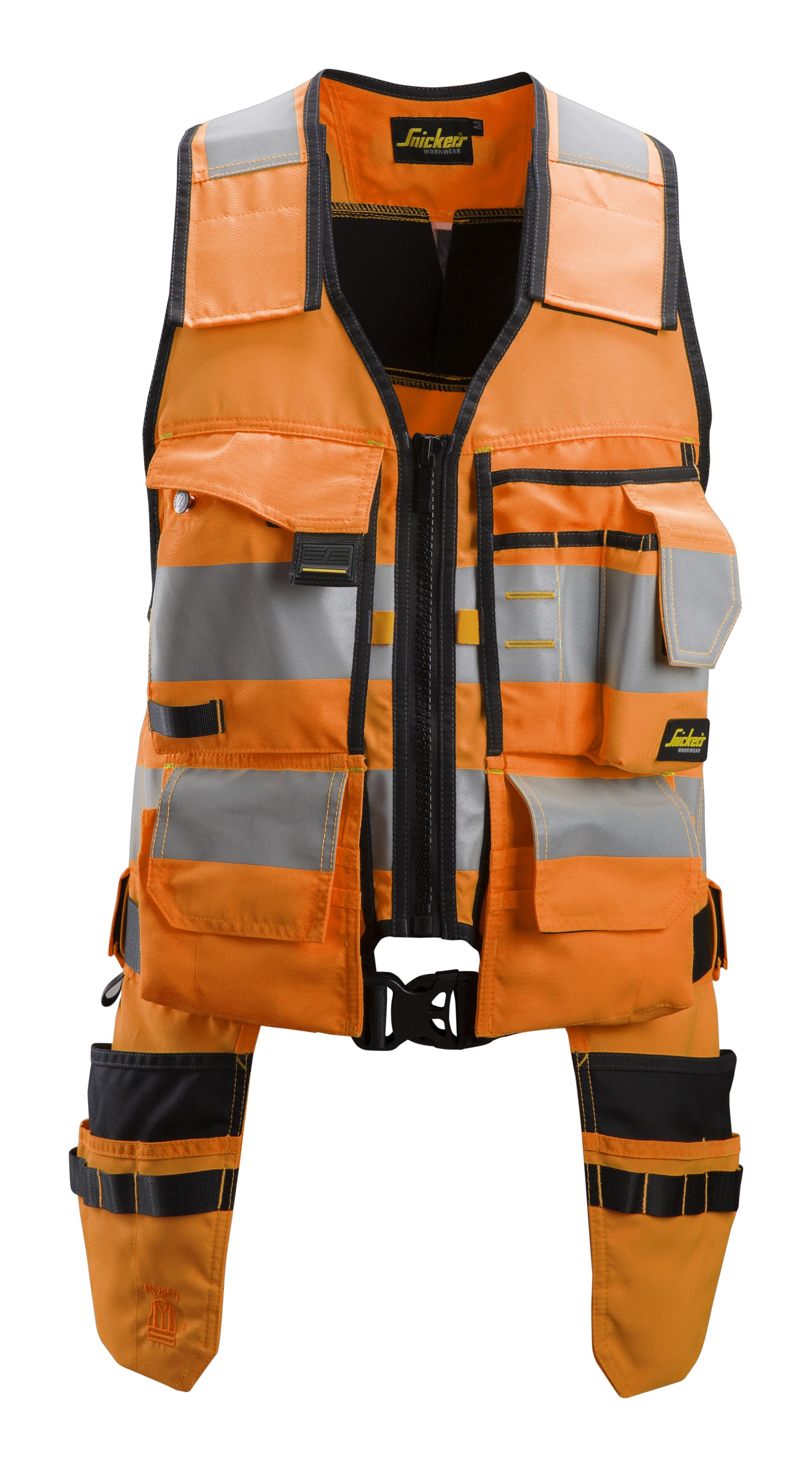 Snickers Workwear 4230 AllroundWork Verktøyvest varsel, oransje Varsel, Oransje