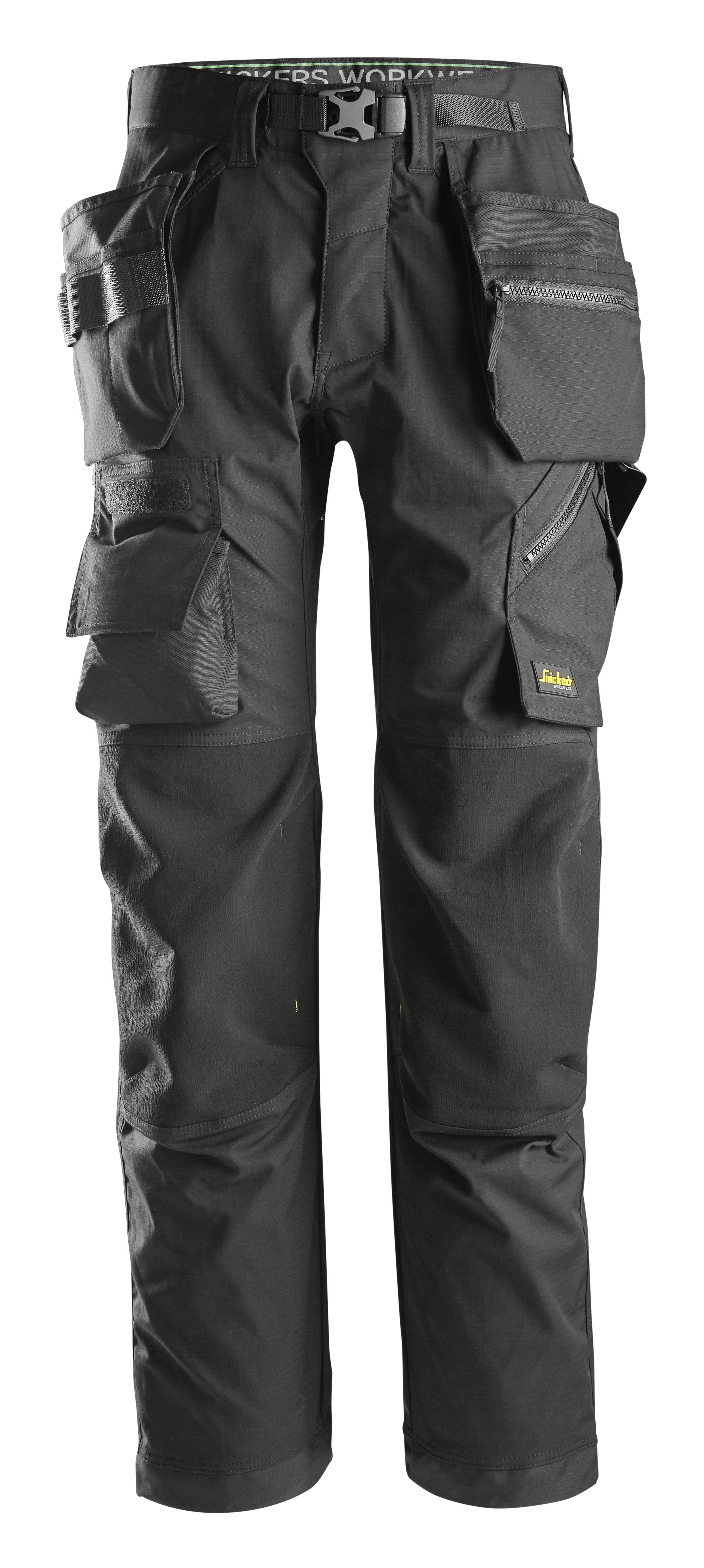 Snickers Workwear 6923 FlexiWork Gulvleggerbukse svart Svart