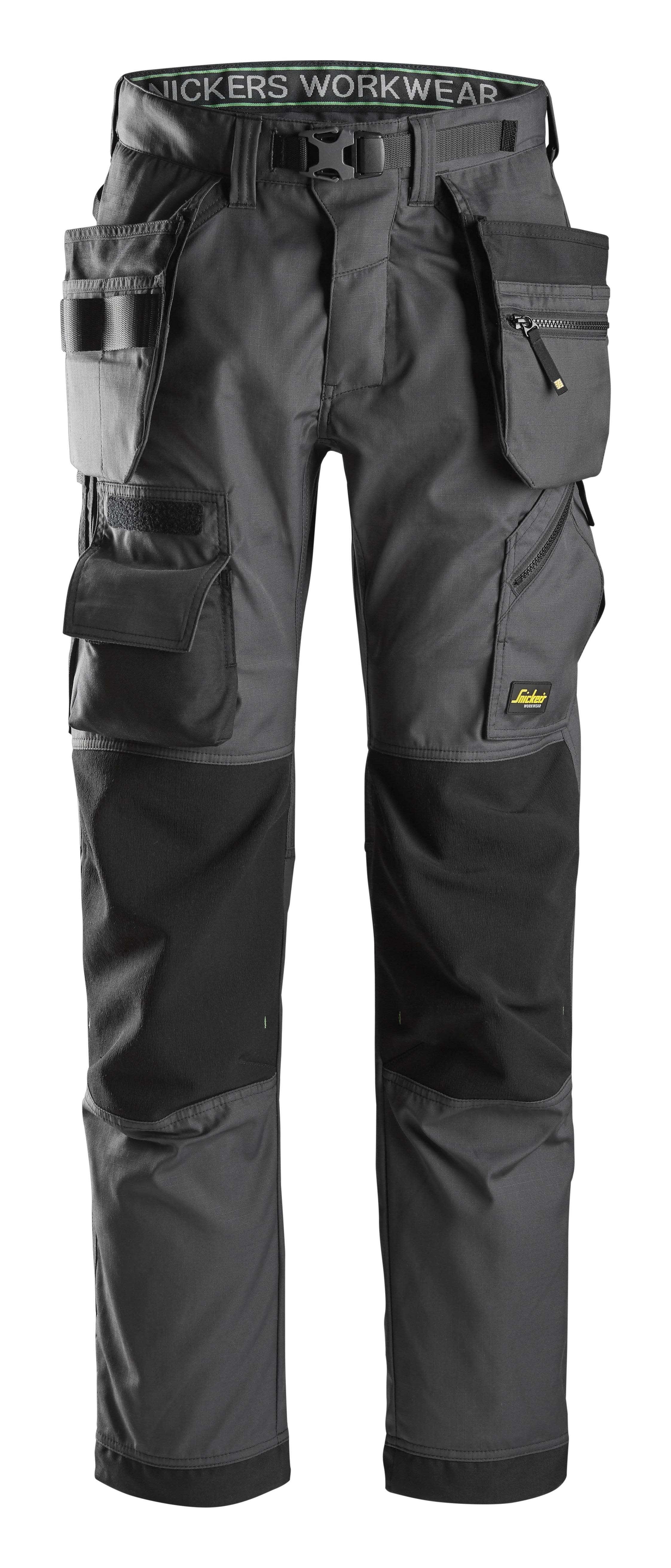 Snickers Workwear 6923 FlexiWork Gulvleggerbukse grå Grå