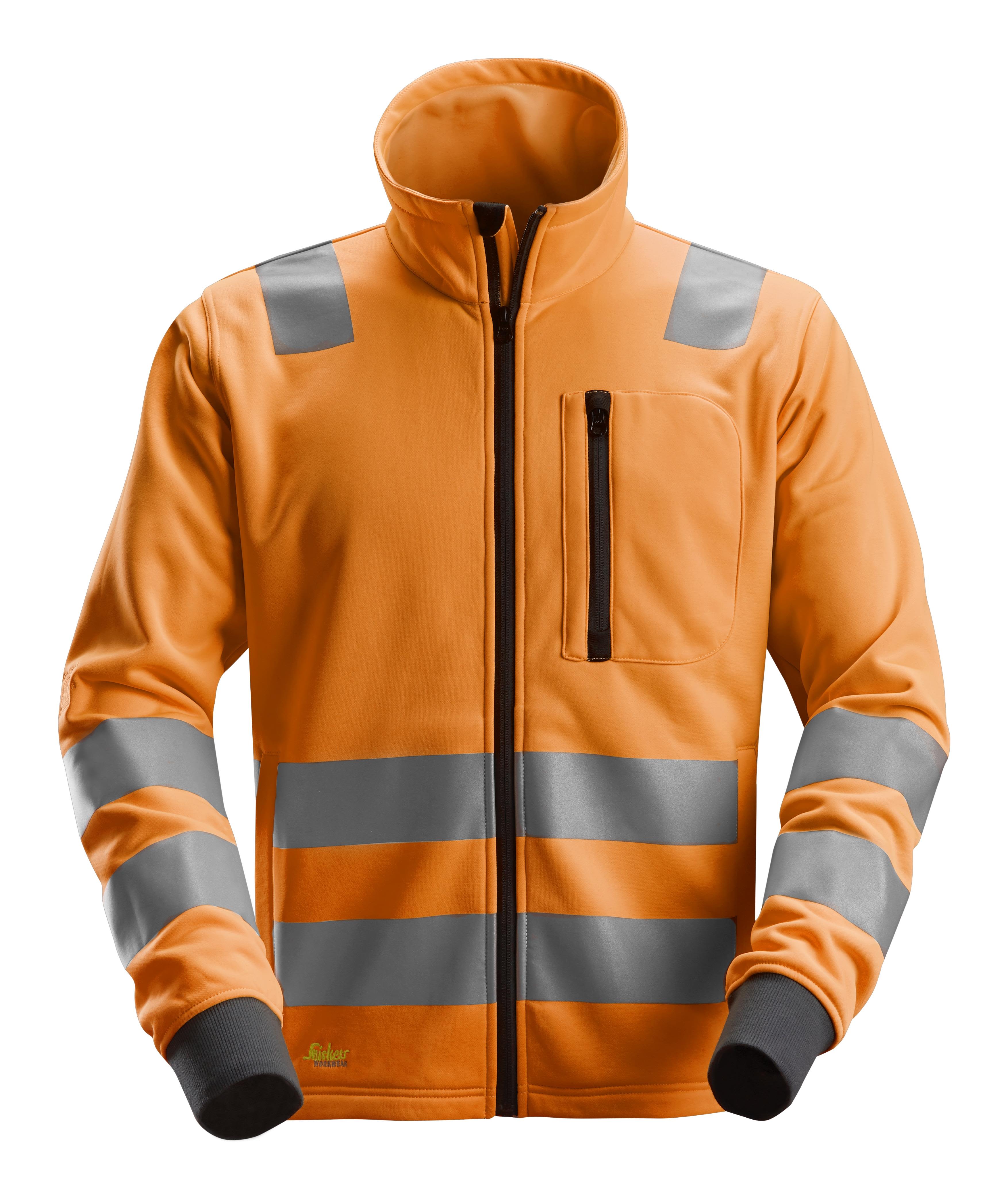 Snickers Workwear 8036 AllroundWork Fleecejacka varsel, orange Varsel, Orange