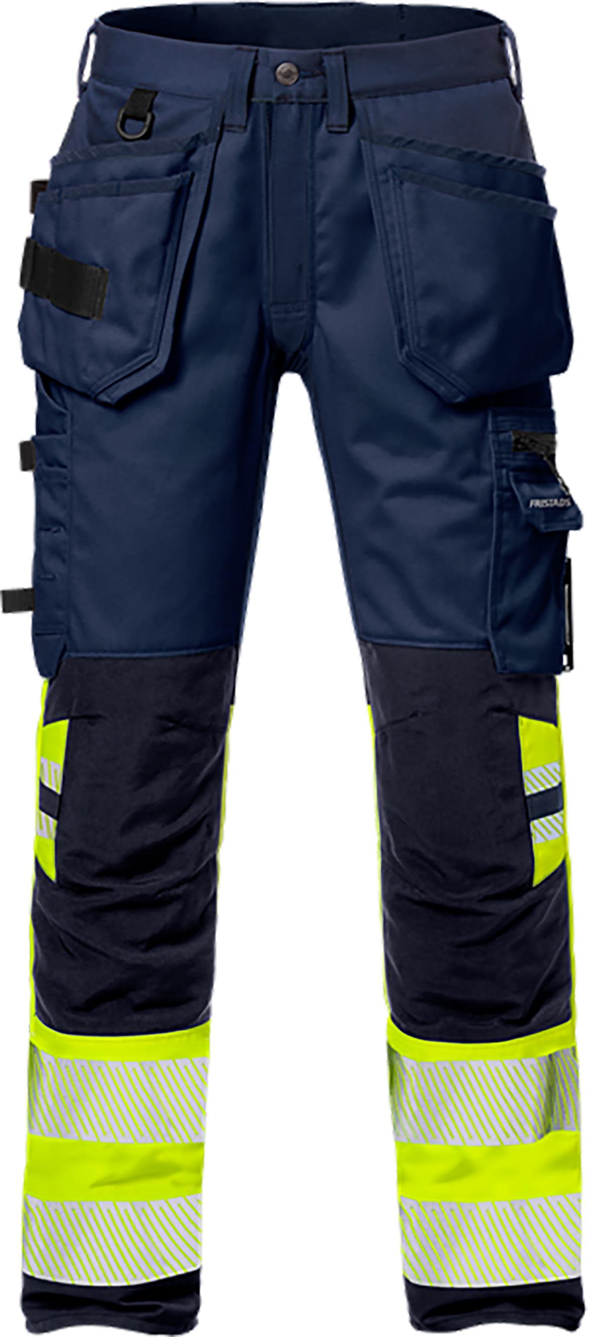 Fristads FR 2706 PLU Arbeidsbukse varsel, marineblå Varsel, Marineblå