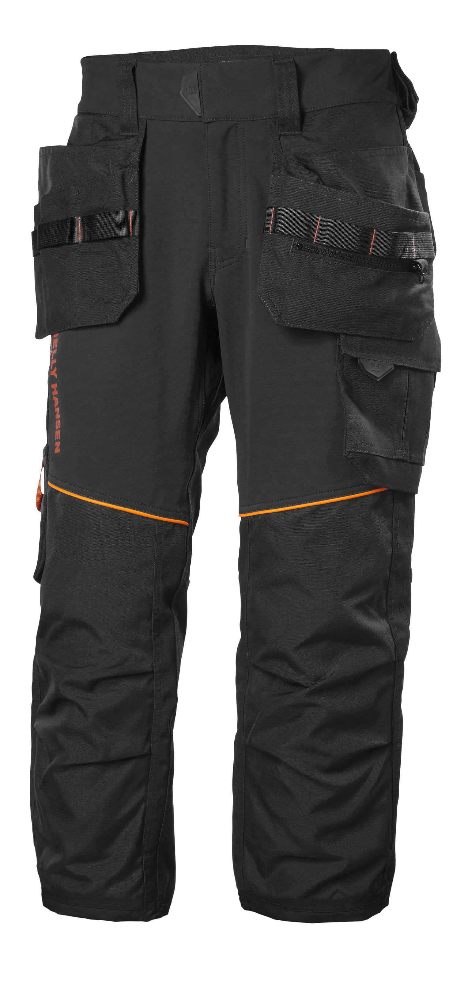 Helly Hansen Workwear Chelsea Evolution 77447-992 Piraattihousut musta, 4-suuntainen joustomateriaali C50