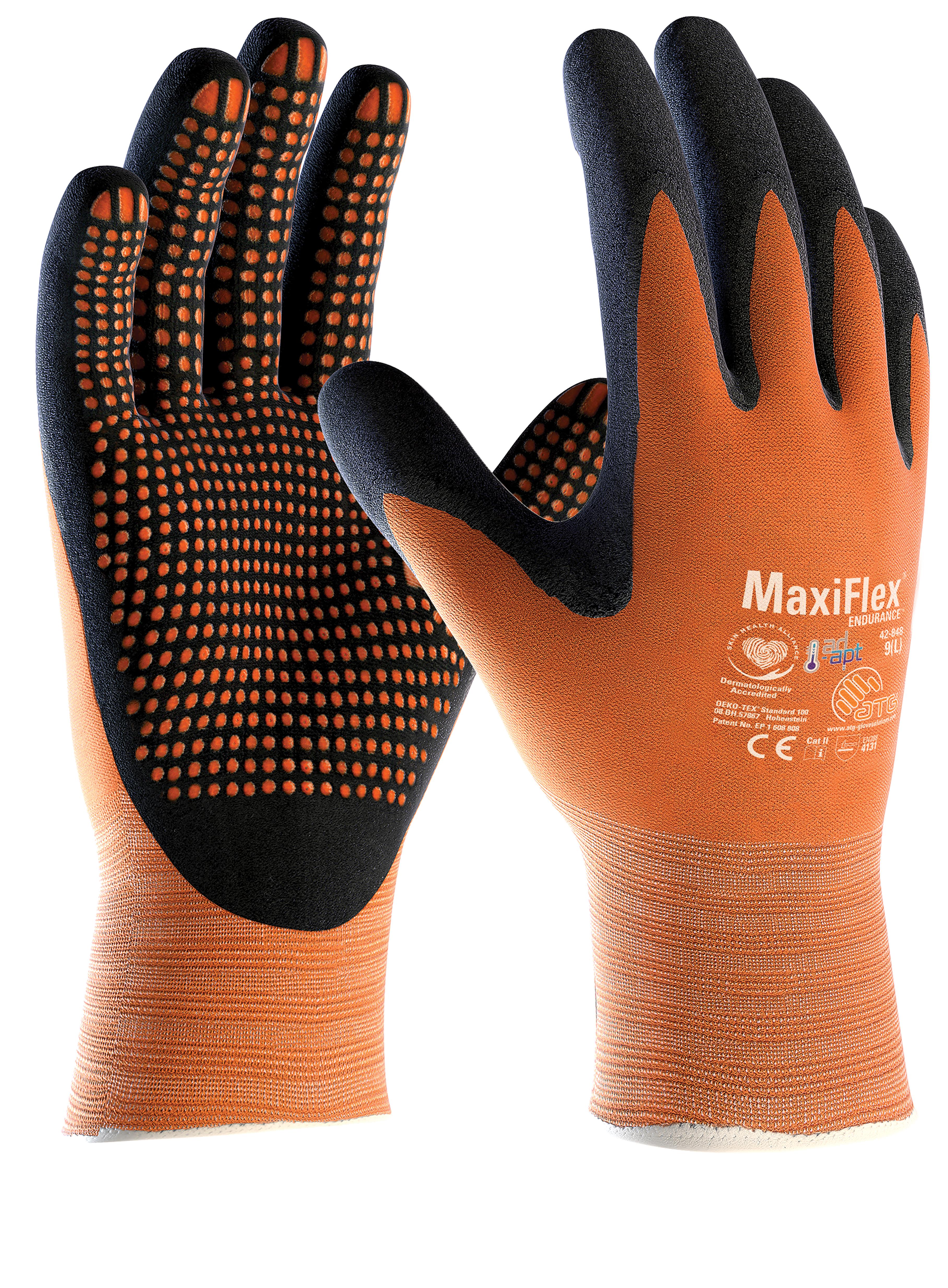 ATG MaxiFlex ENDURANCE 42-848 Asennuskäsine näppylä Koko 8