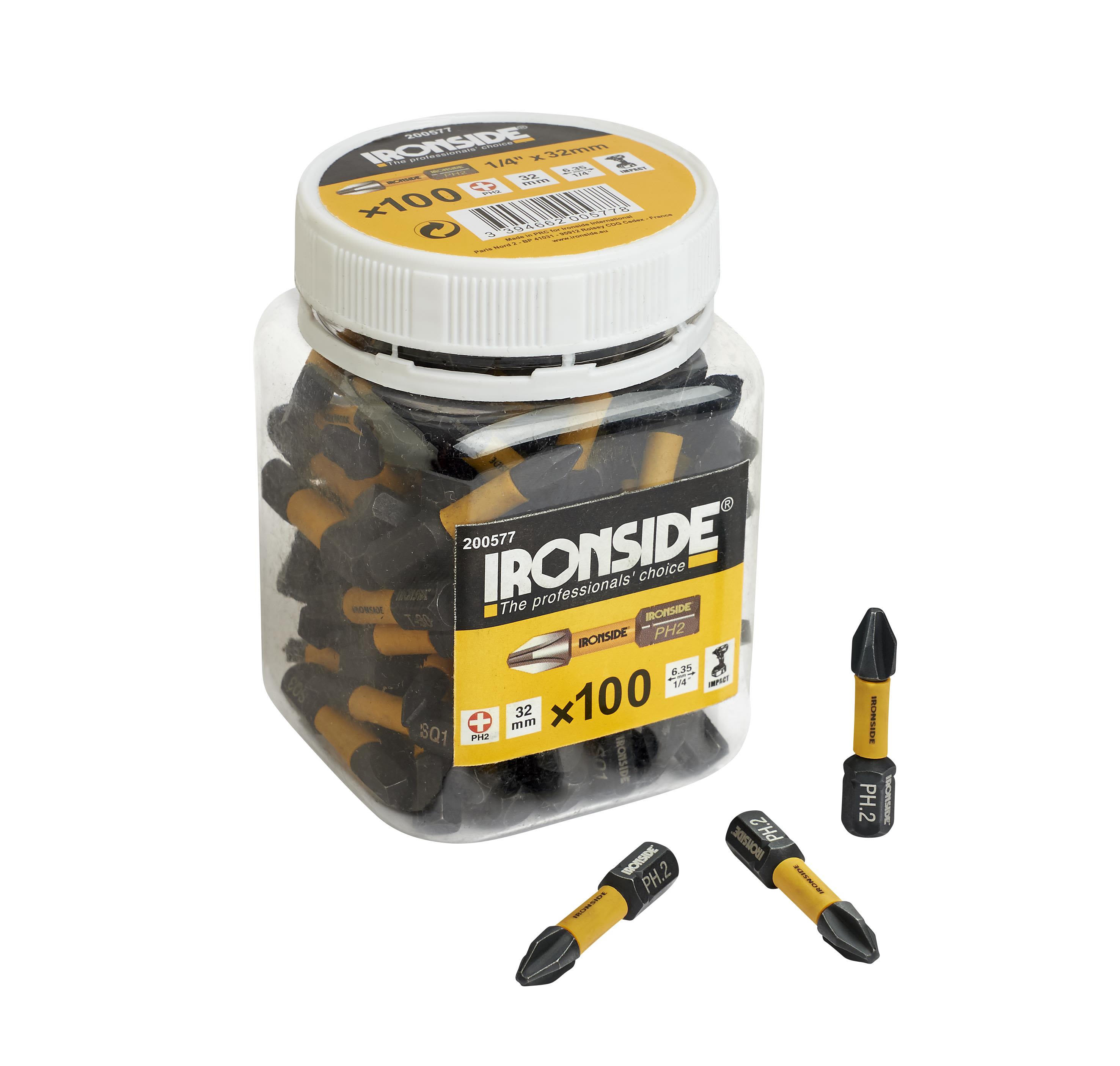 Ironside 200577 Kraftbits 100-pack, PH2
