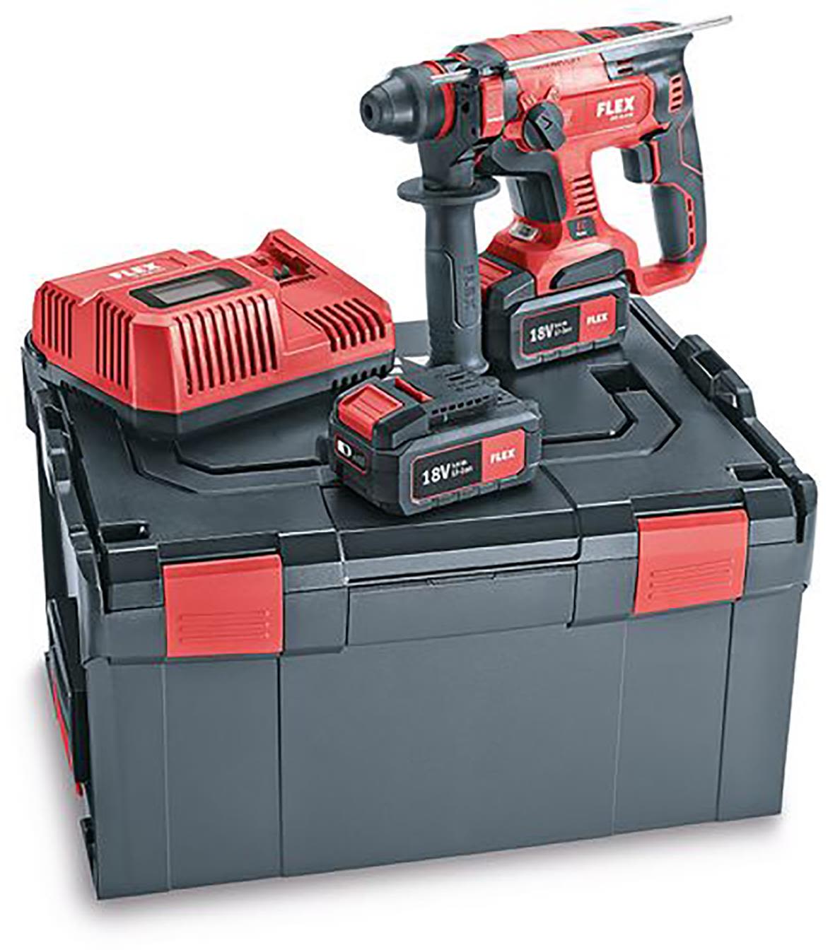 Flex CHE18.0-EC Set Borrhammare med batteri och laddare
