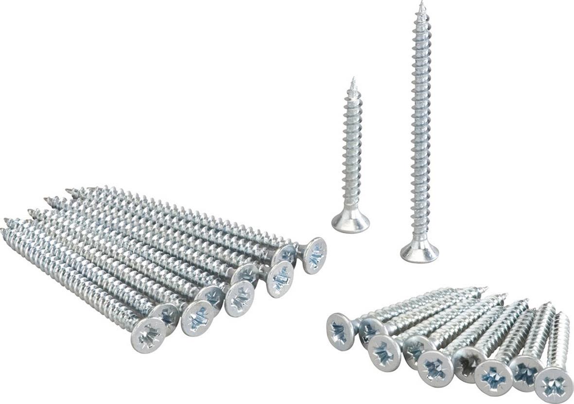 Elfa 471496 Konsolskruv förzinkad, 20-pack