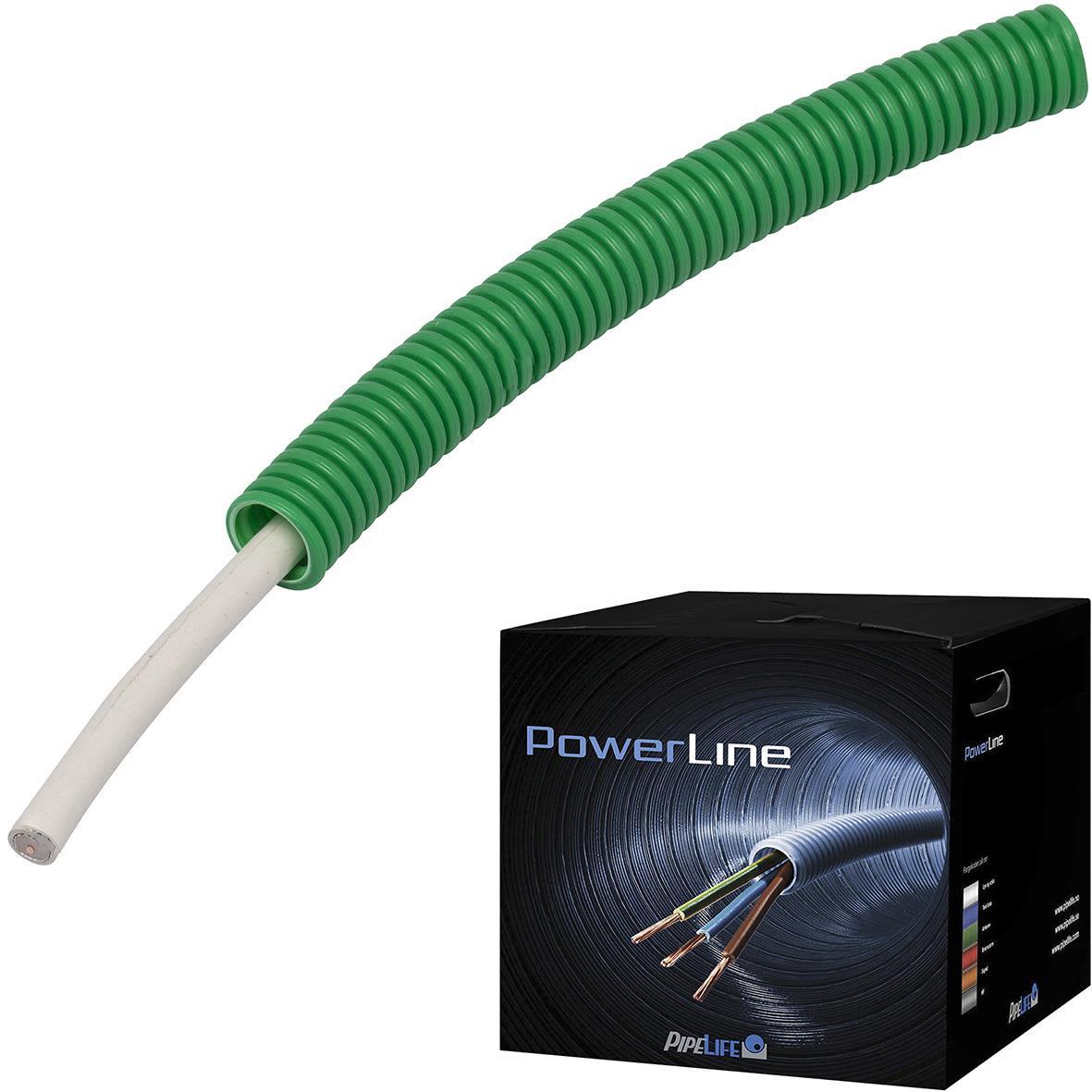 Pipelife KTV PowerLine Kabel forhåndslagt, 16 mm x 100 m, KTV1,0/4,8
