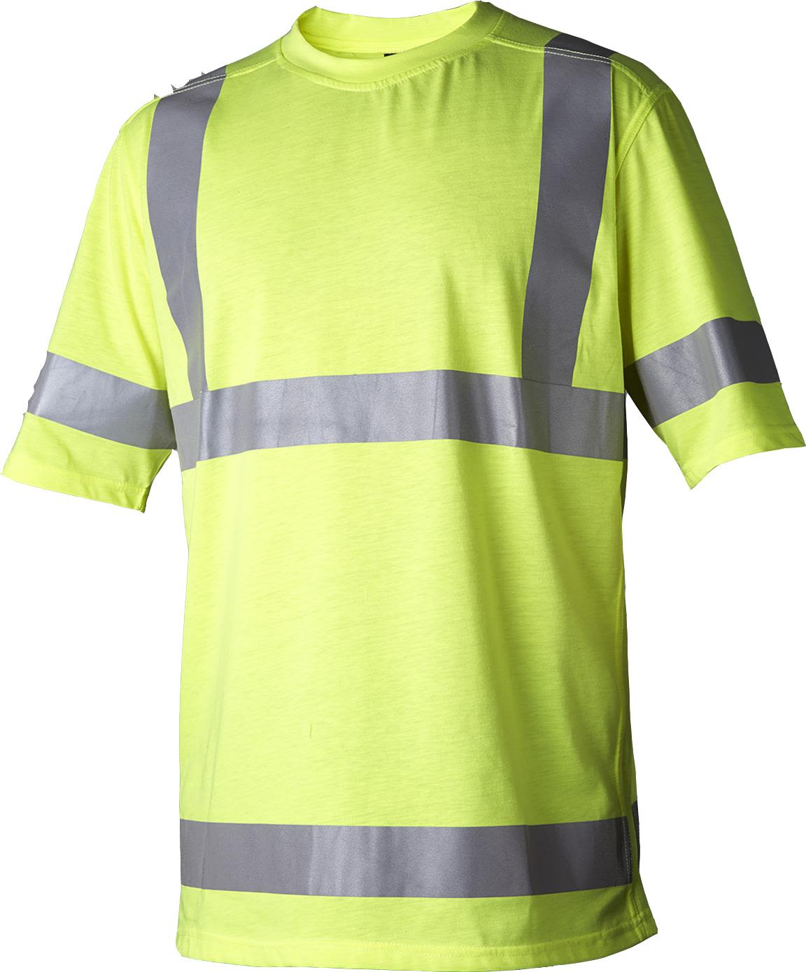 Top Swede 168 T-shirt varsel, gul 3XL