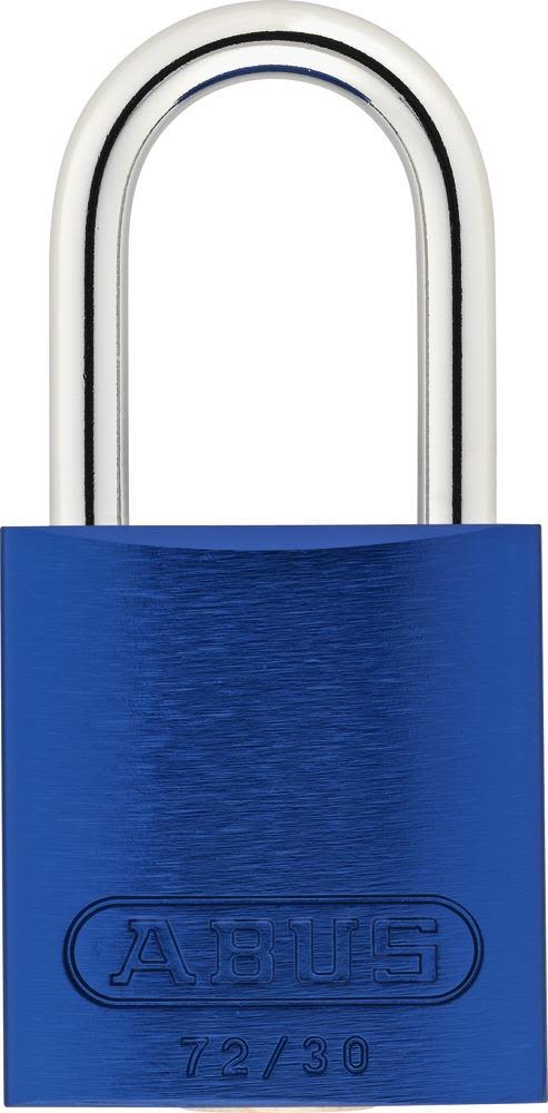 ABUS 72/30 Hengelås 64,5 x 32 mm, aluminiumoksidert Blå