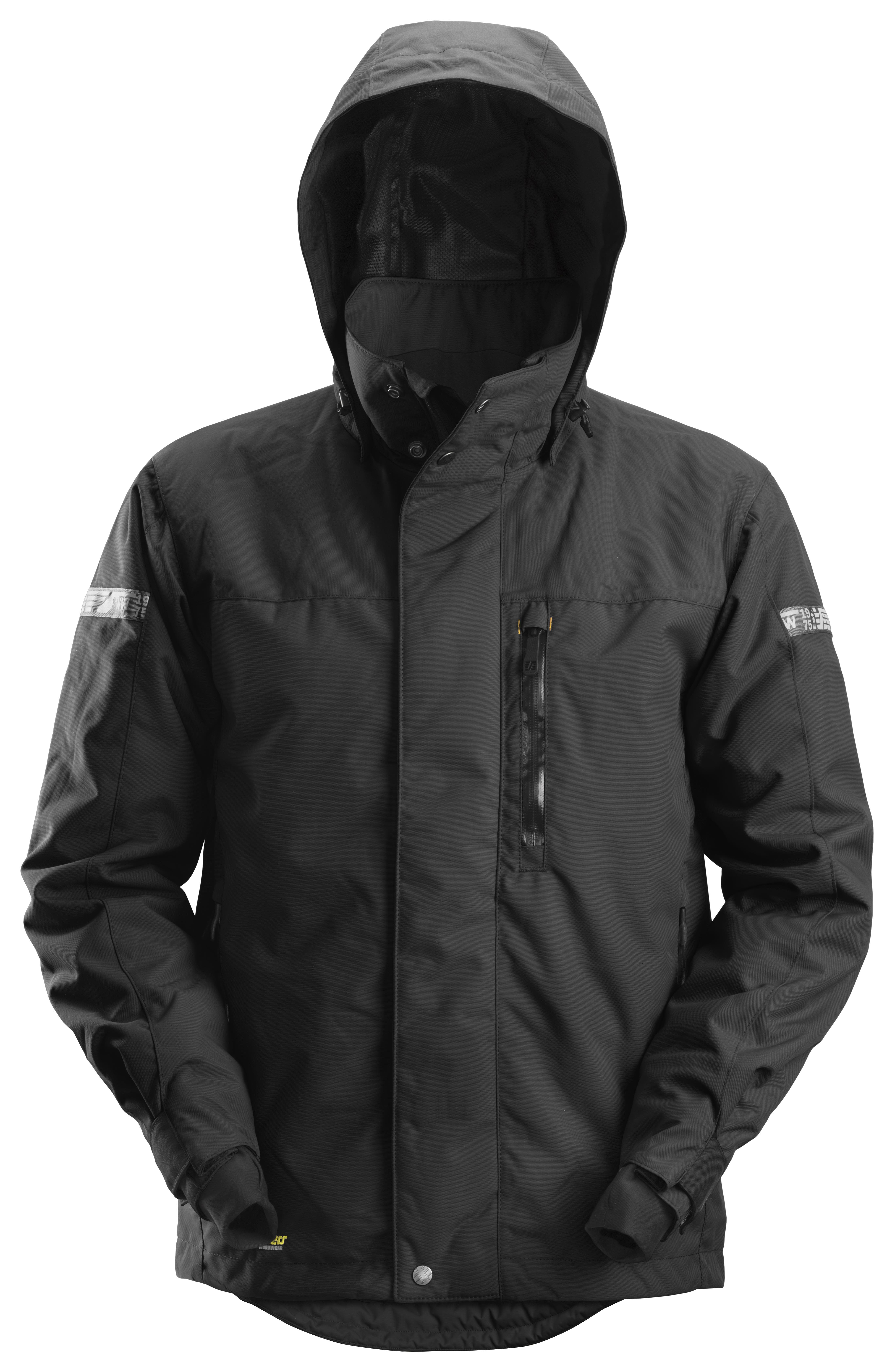 SNICKERS WORKWEAR 1102 AllroundWork, 37,5® vandtæt vinterjakke, sort, størrelse XL