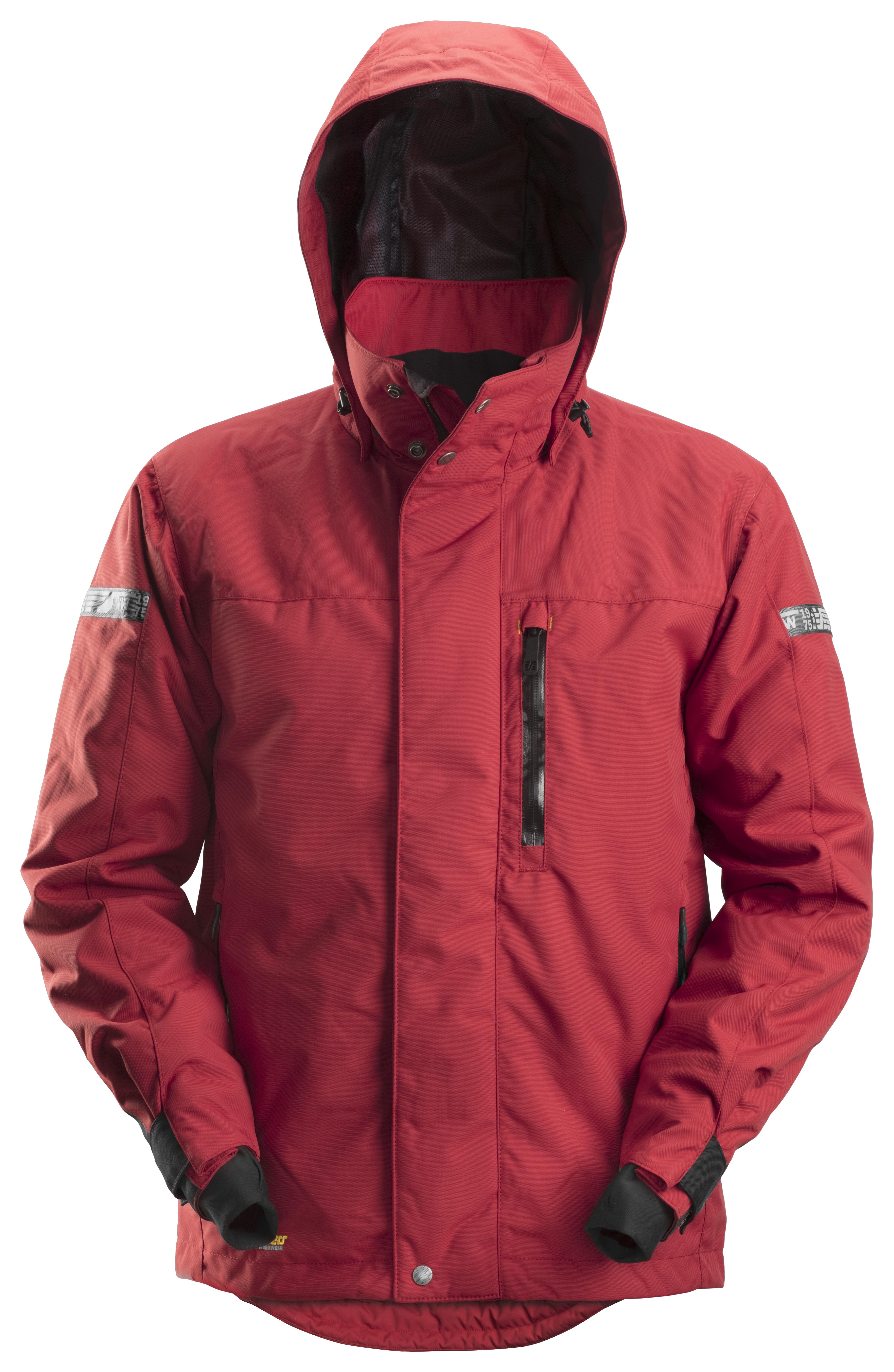 Snickers Workwear 1102 AllroundWork Vinterjakke rød Rød