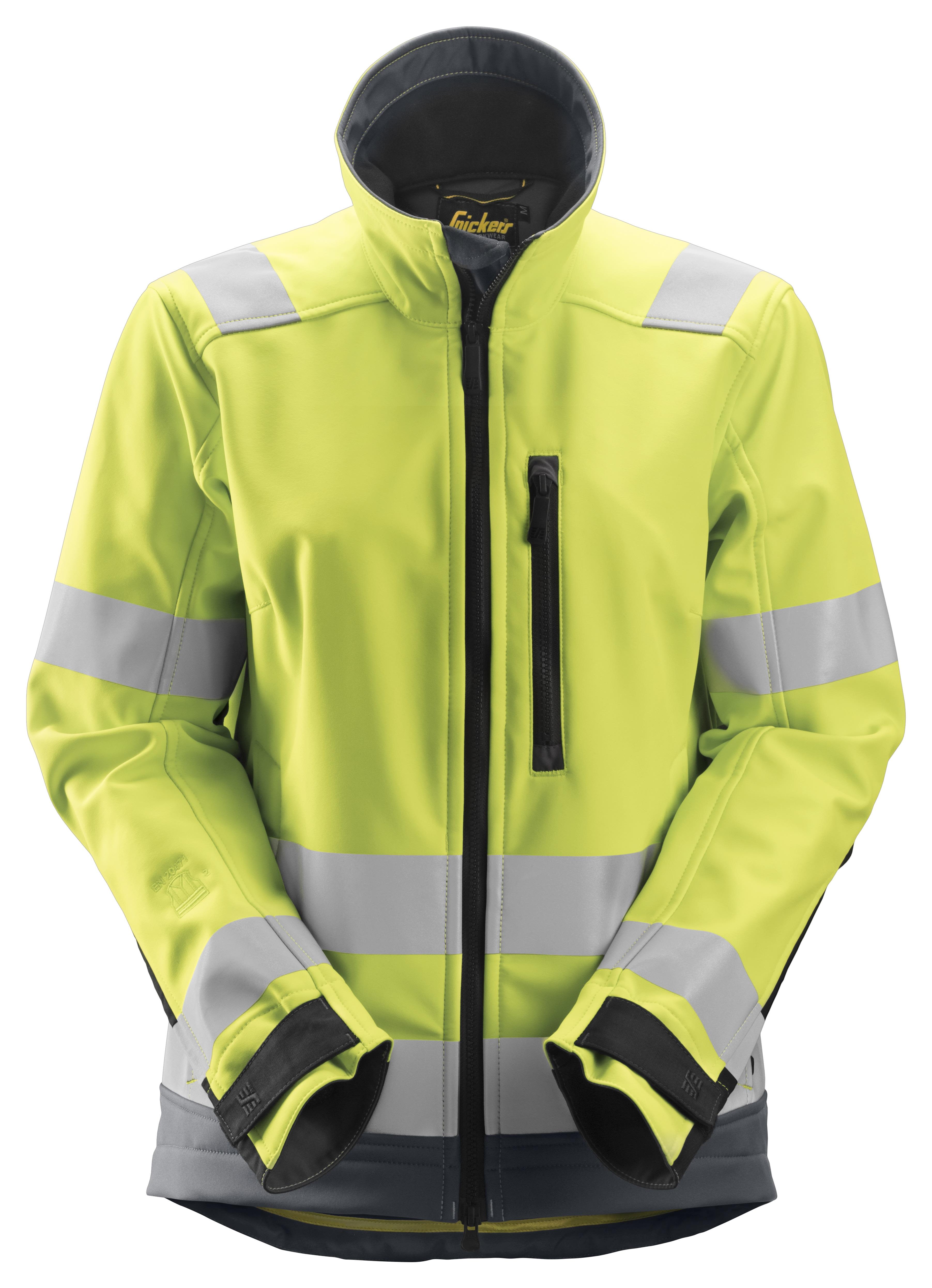 Snickers Workwear 1237 AllroundWork Softshelljakke varsel, gul Varsel, Gul