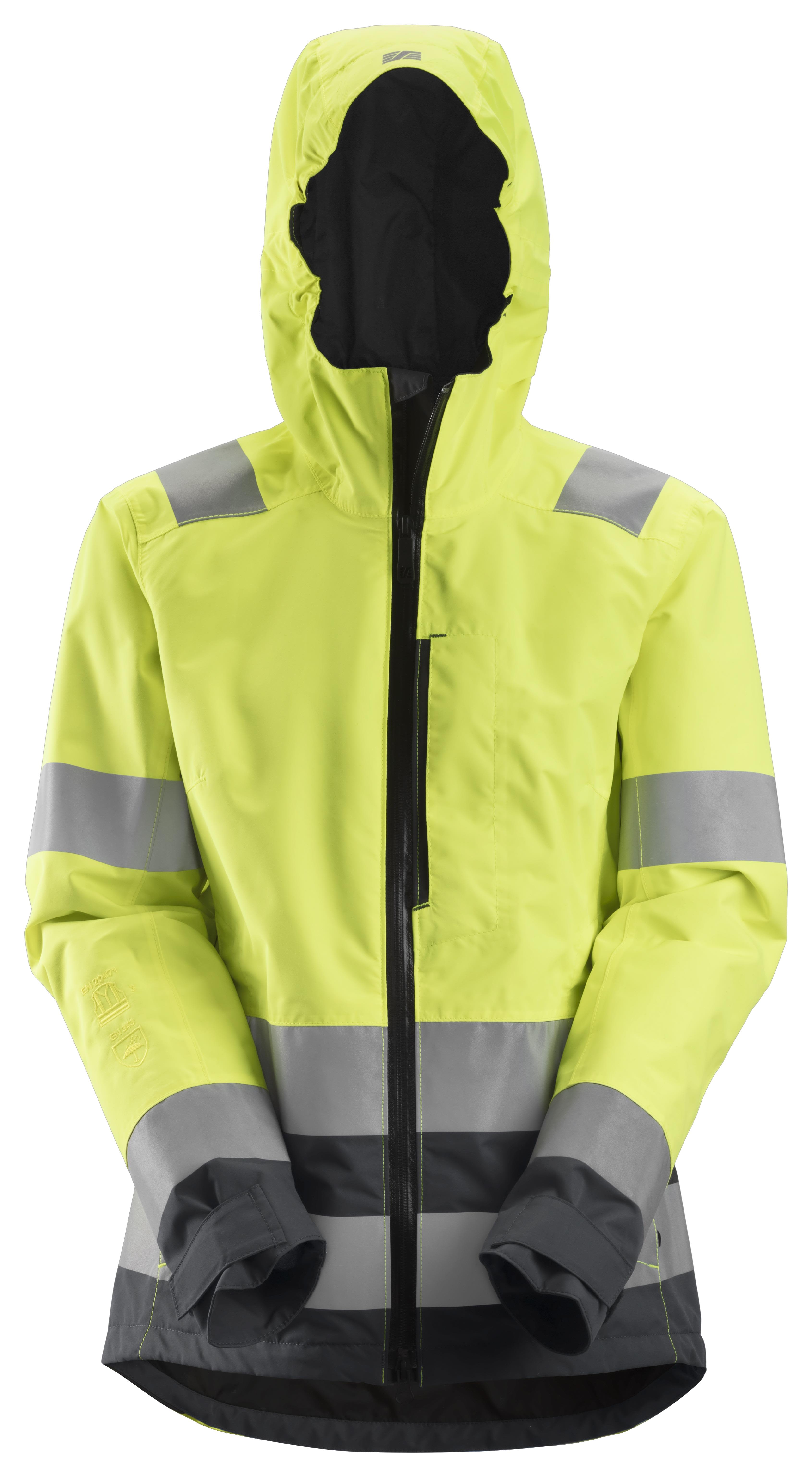 Snickers Workwear 1347 AllroundWork Skalljakke varsel, gul Varsel, Gul