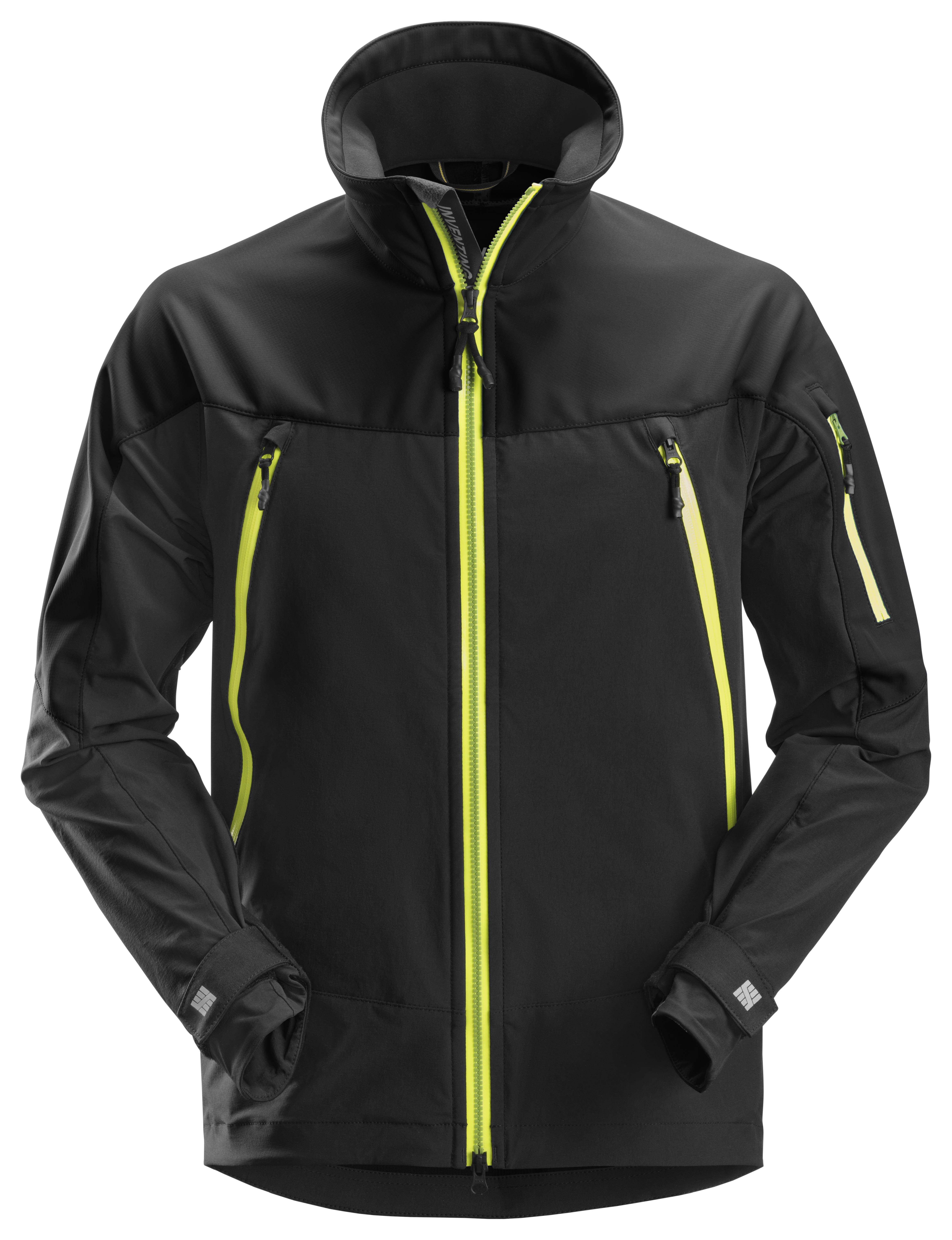 Snickers Workwear 1940 FlexiWork Softshelljacka svart Svart