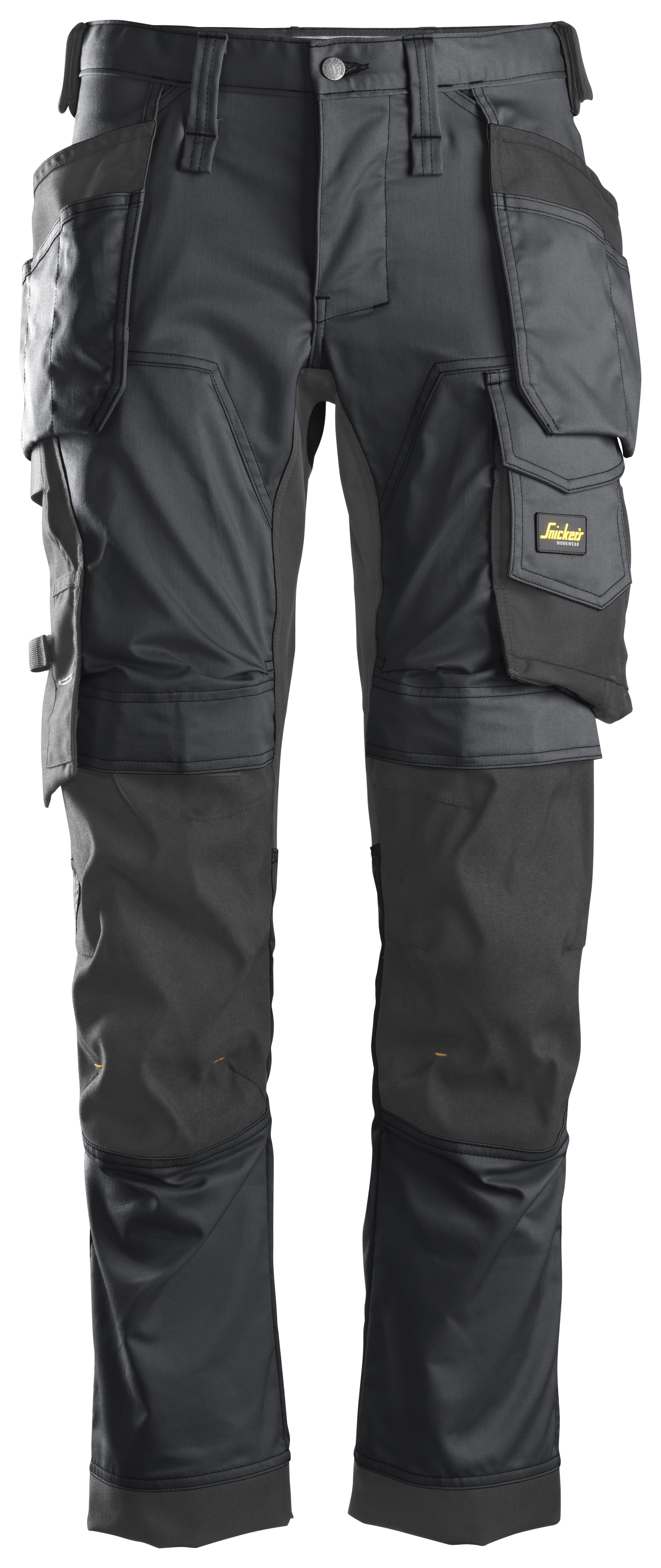 Snickers Workwear 6241 AllroundWork Håndværkerbukser grå, stræk Grå