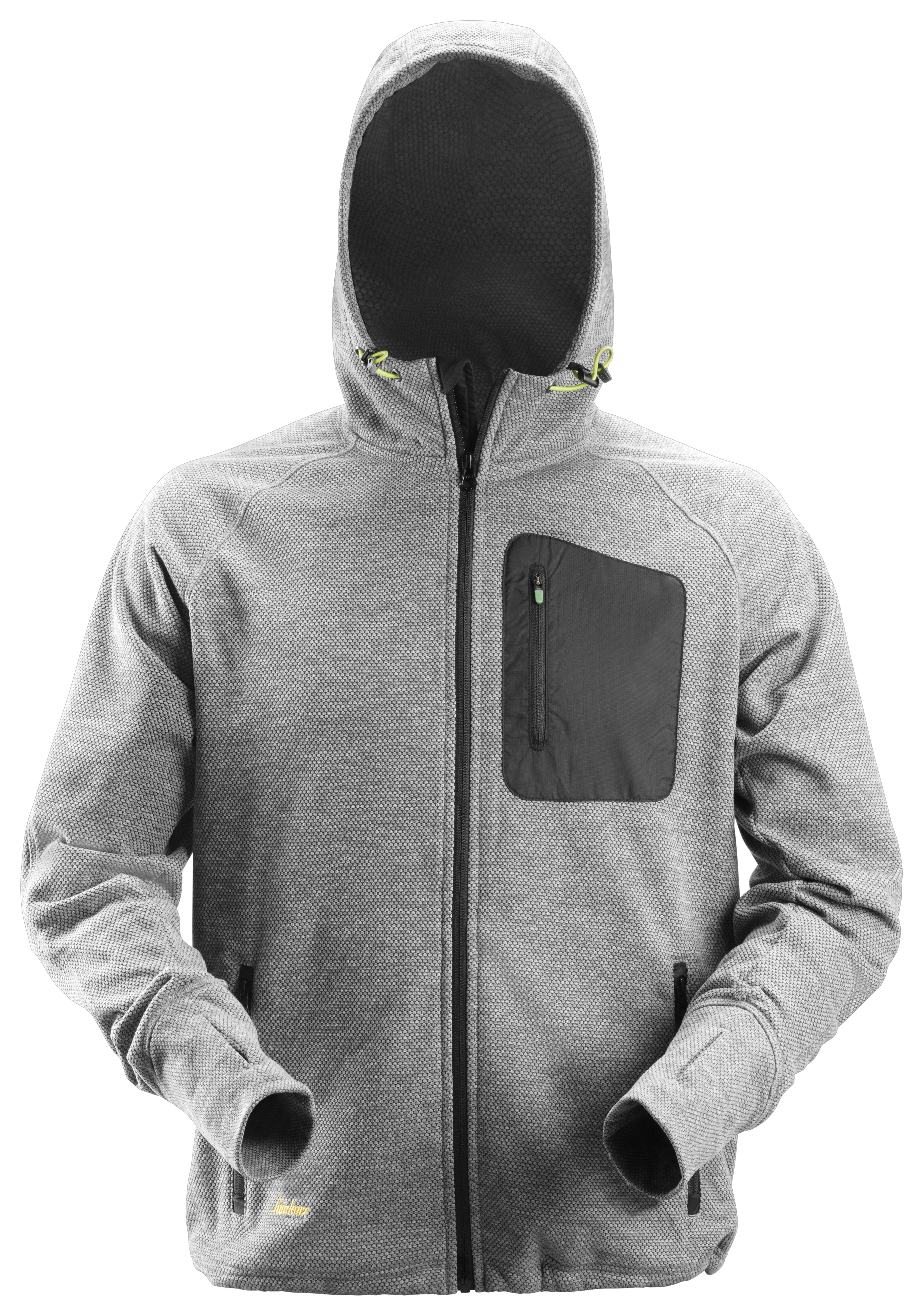 Snickers Workwear 8041 FlexiWork Luvtröja fleece, grå Grå