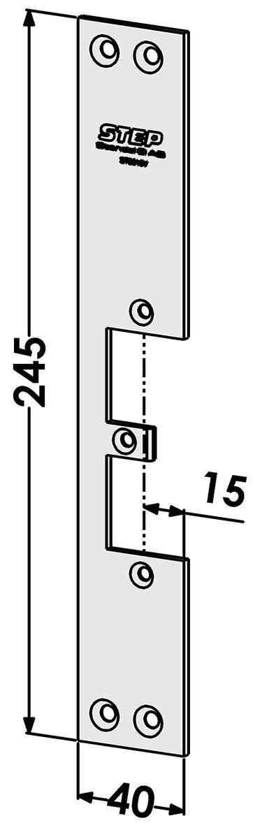 STEP ST9515V Stolpe till STEP 92 Preload, STEP 92 Release 50 mm, vänster
