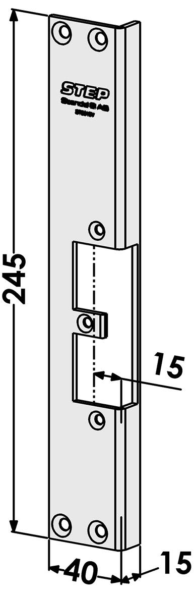STEP ST9518V Stolpe till STEP 92 Preload och Release 12 mm, vänster