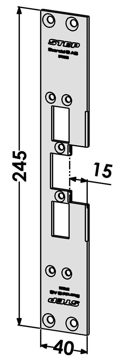 STEP ST6505 Stolpe till STEP 60 Silent 15 mm