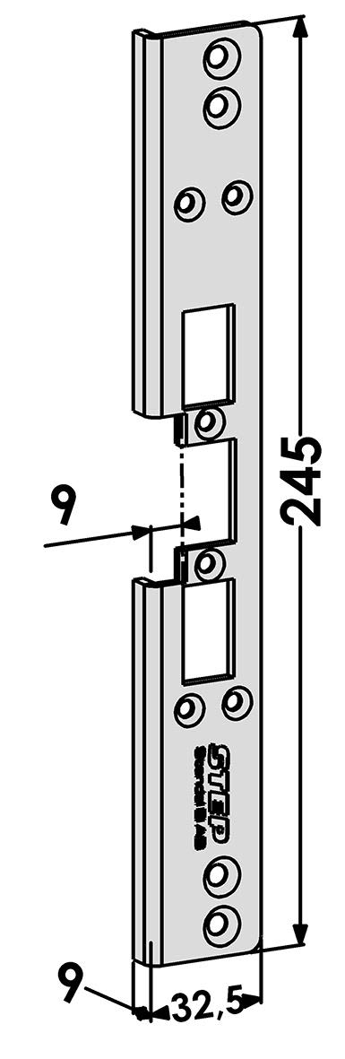 STEP ST6513 Stolpe till STEP 60 Silent 9 mm