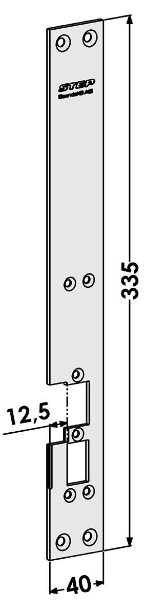 STEP ST6541 Stolpe för STEP 15 Secure för Fas 981 Höger