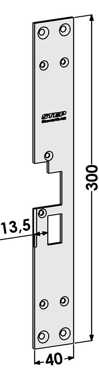 STEP ST183-B Stolpe för Connect/Modul Höger