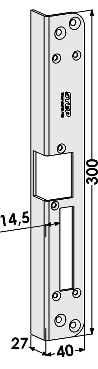 STEP ST186-B Stolpe för Fas och Modul Höger