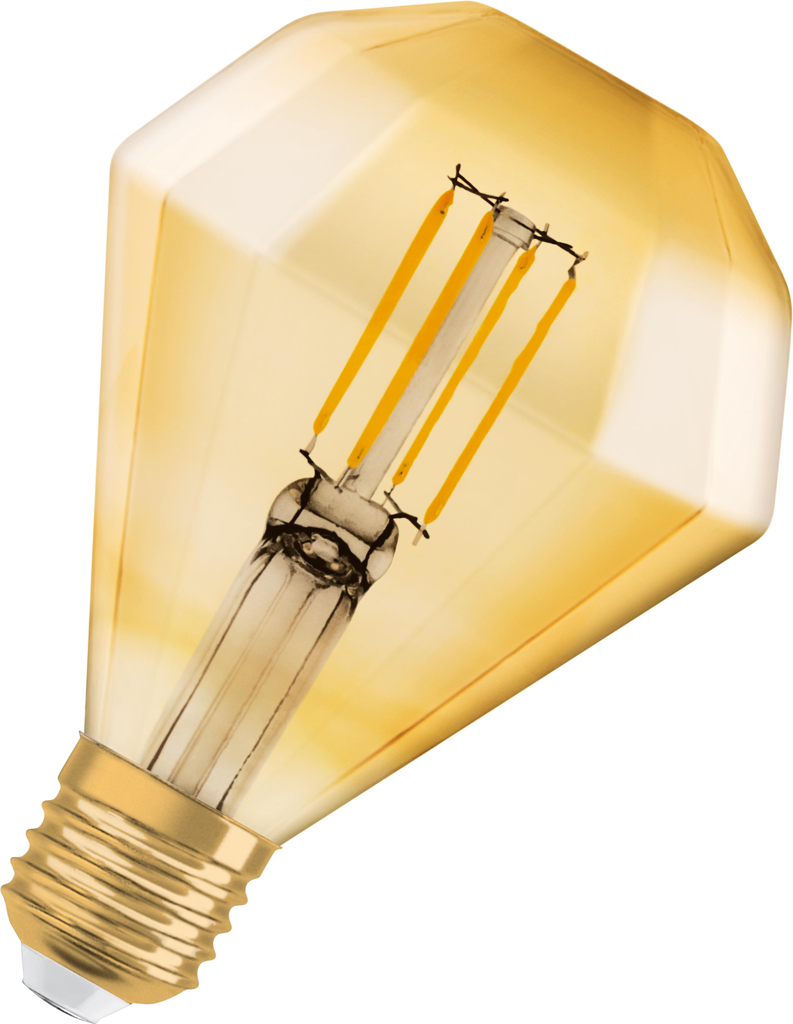 Osram Vintage 1906 LED-lampa 4 W, E27, 470 lm, 2500 K Diamant