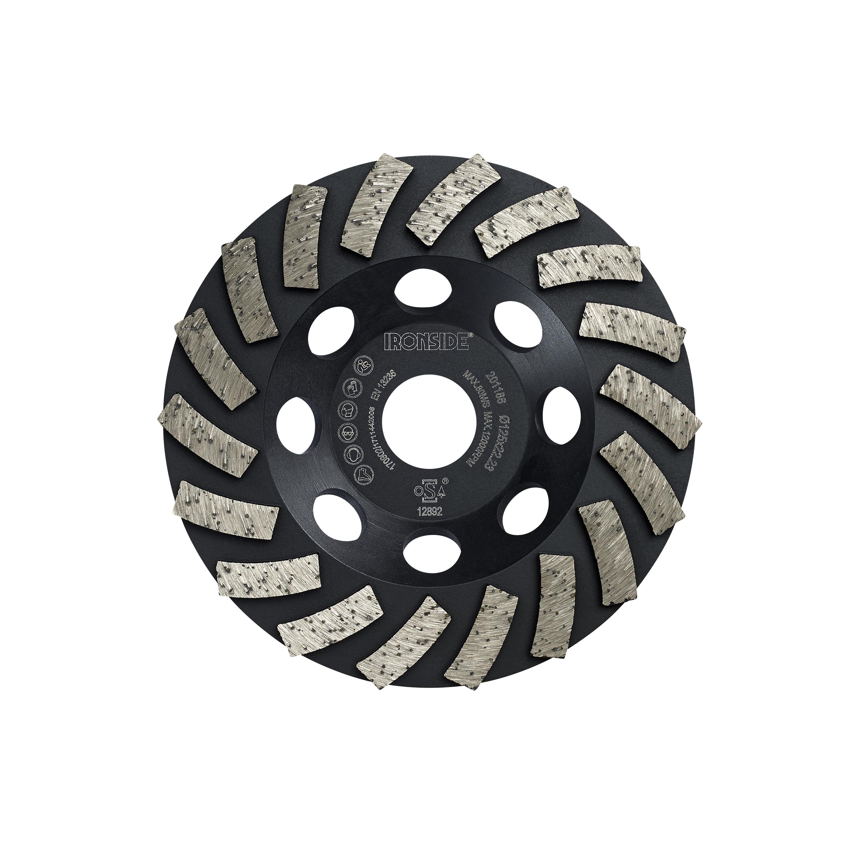 Ironside 201186 Diamantkapskiva 125x22,23x5 mm