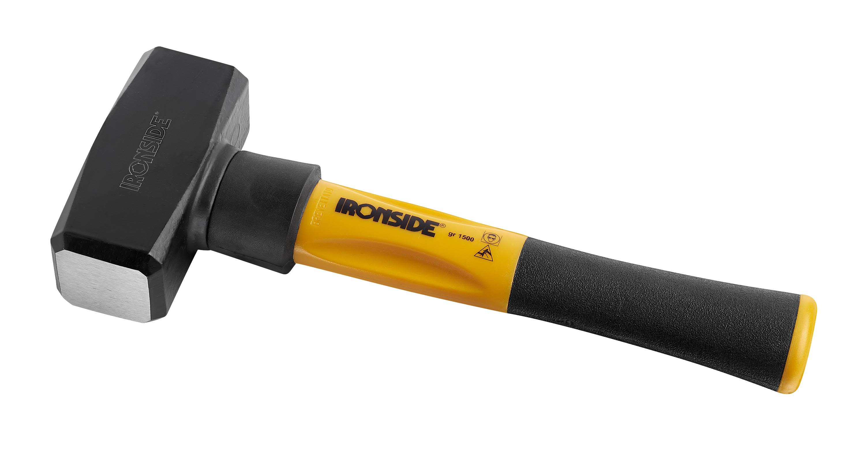 Ironside 100757 Mejselhammare fyrkantigt slag, nylonskaft 800 g