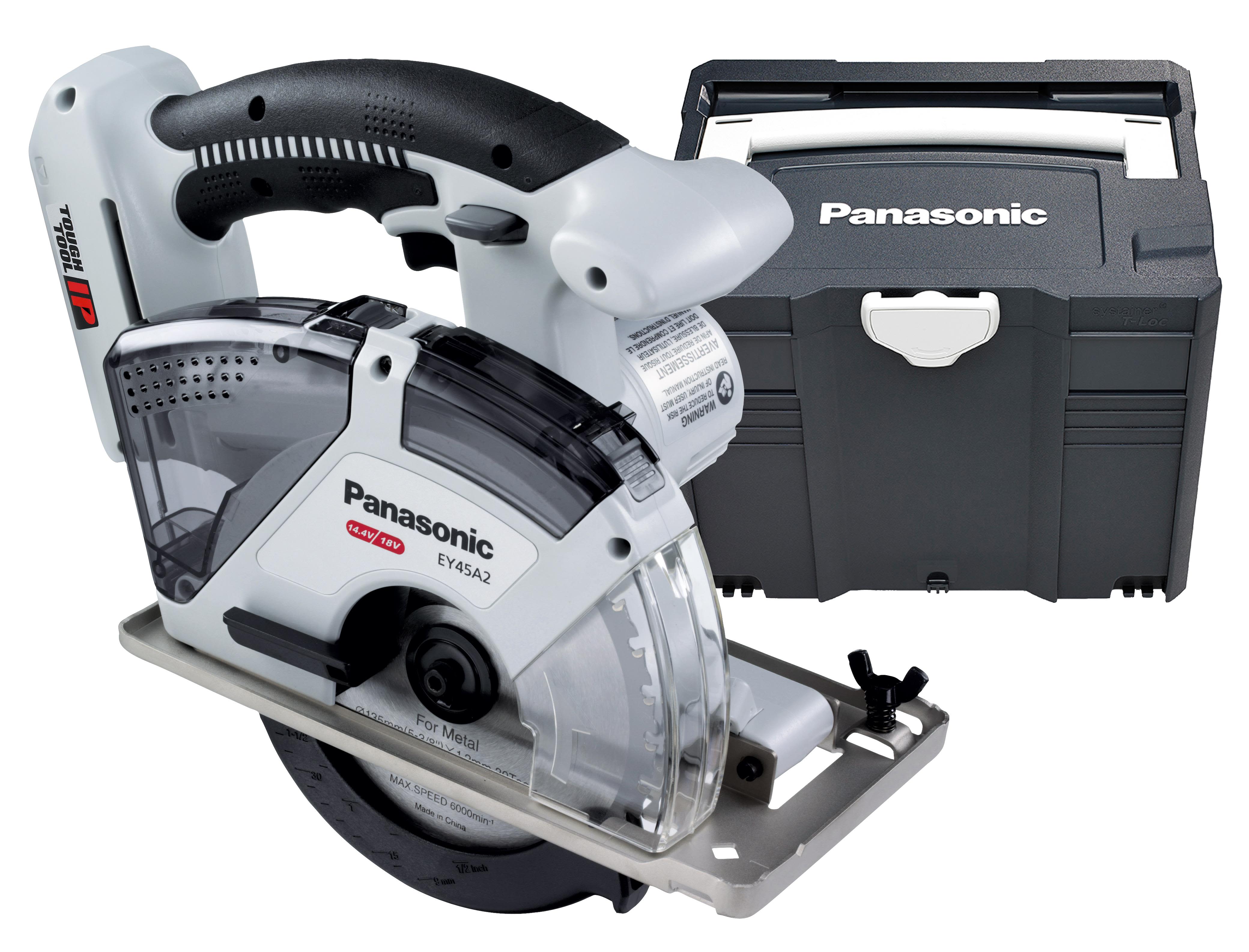 Panasonic EY45A2XWT Sirkelsag uten batteri og lader