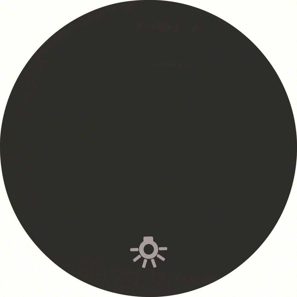 Hager 16202035 Vippa för R.1 och R.3, svart Enkel vippa, symbol 