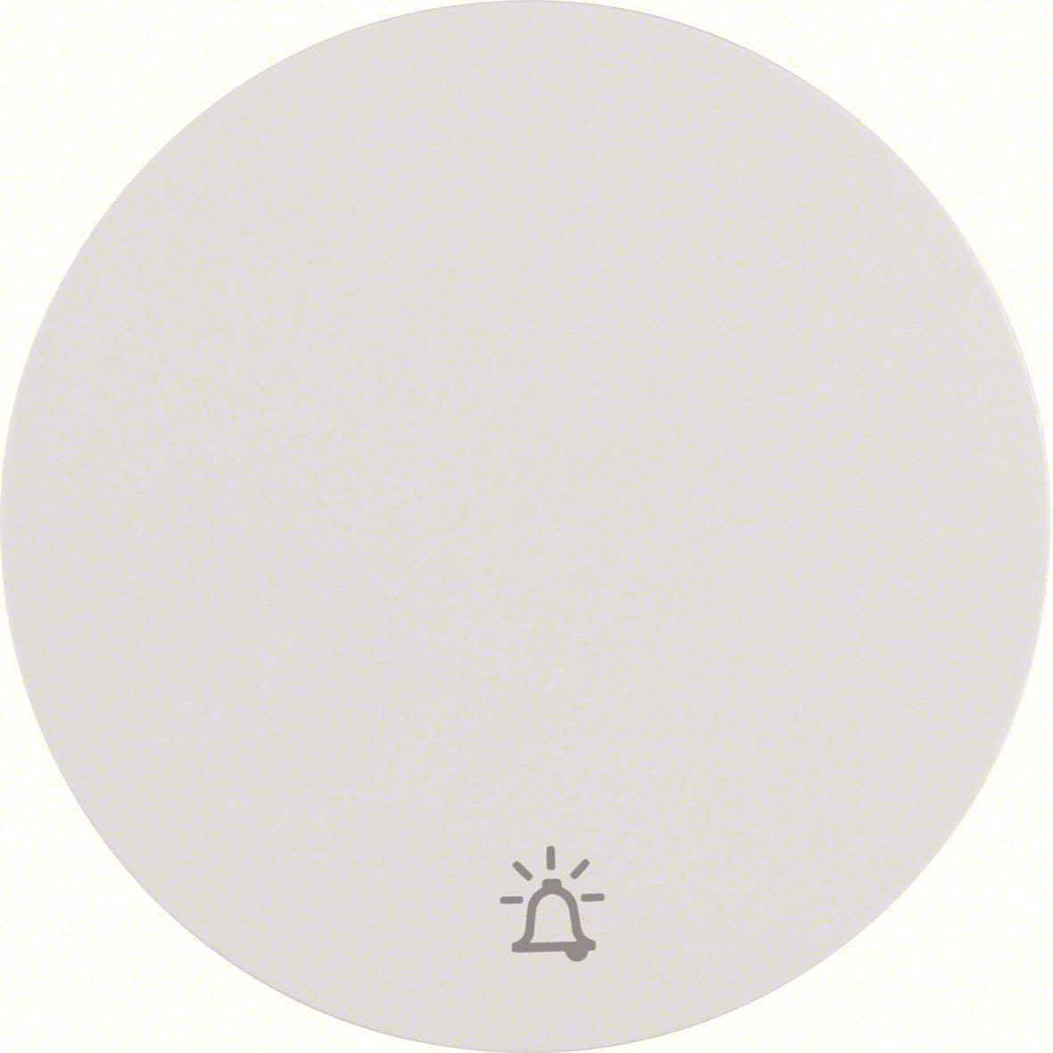 Hager 16202069 Vippa för R.1 och R.3, vit Enkel vippa, symbol 